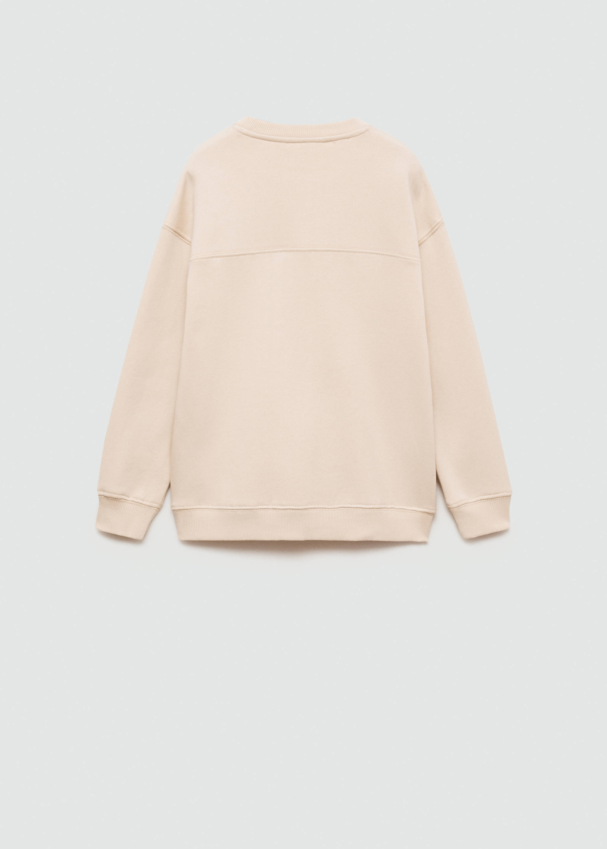 Path print sweatshirt - Reverse of the article