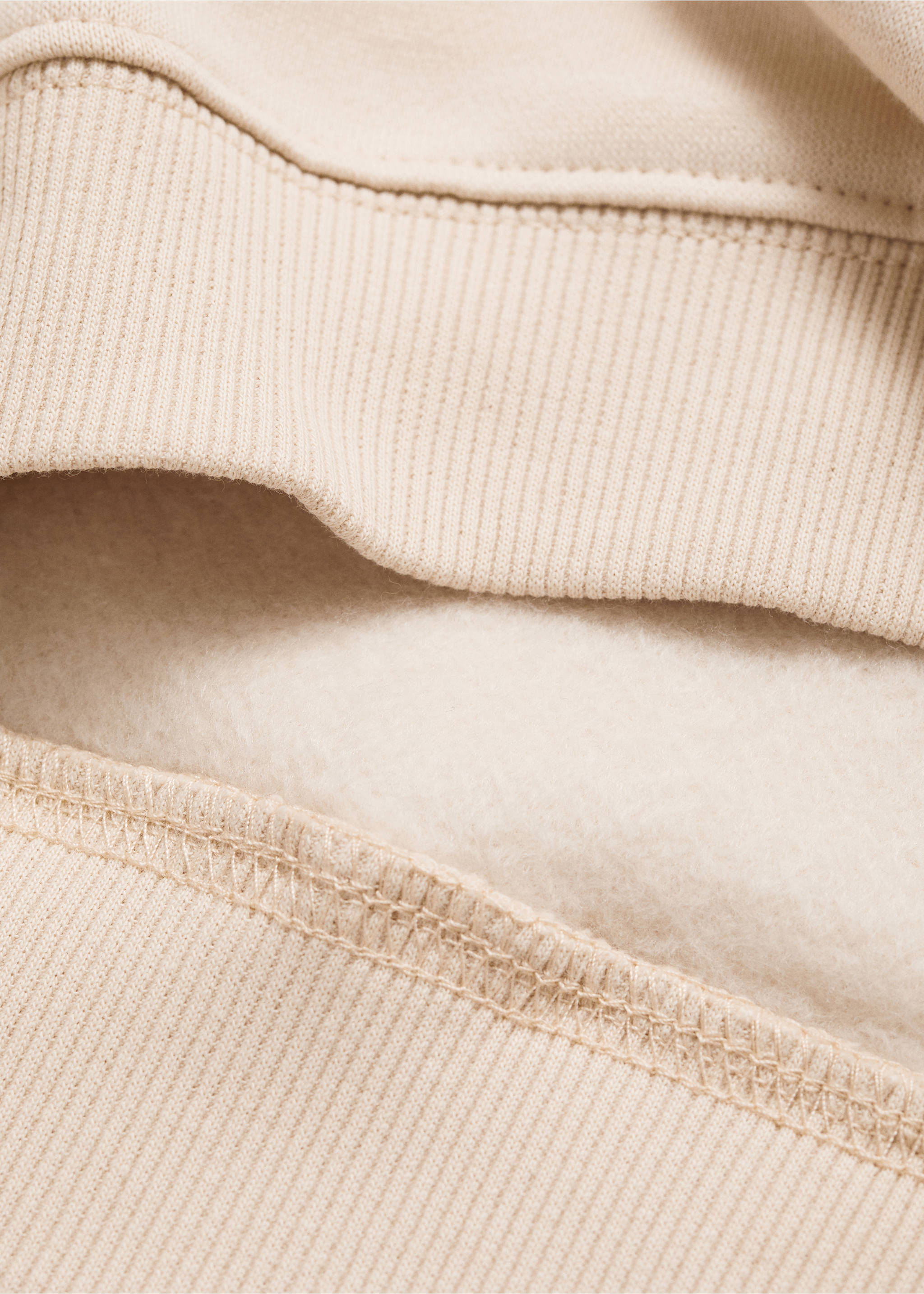 Path print sweatshirt - Details of the article 0, Sand. Ref: 77004781-00.
