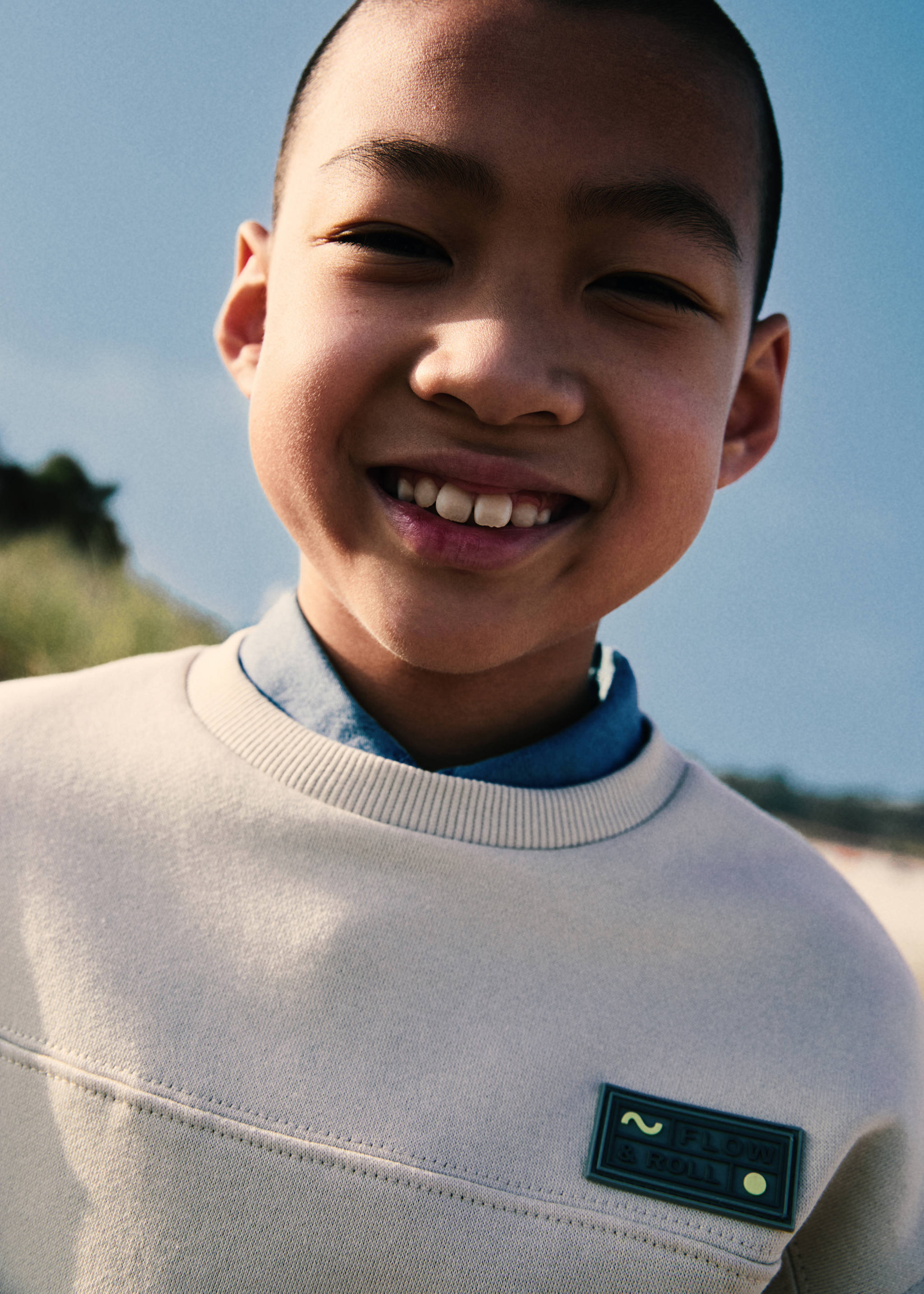 Path print sweatshirt - Details of the article 5