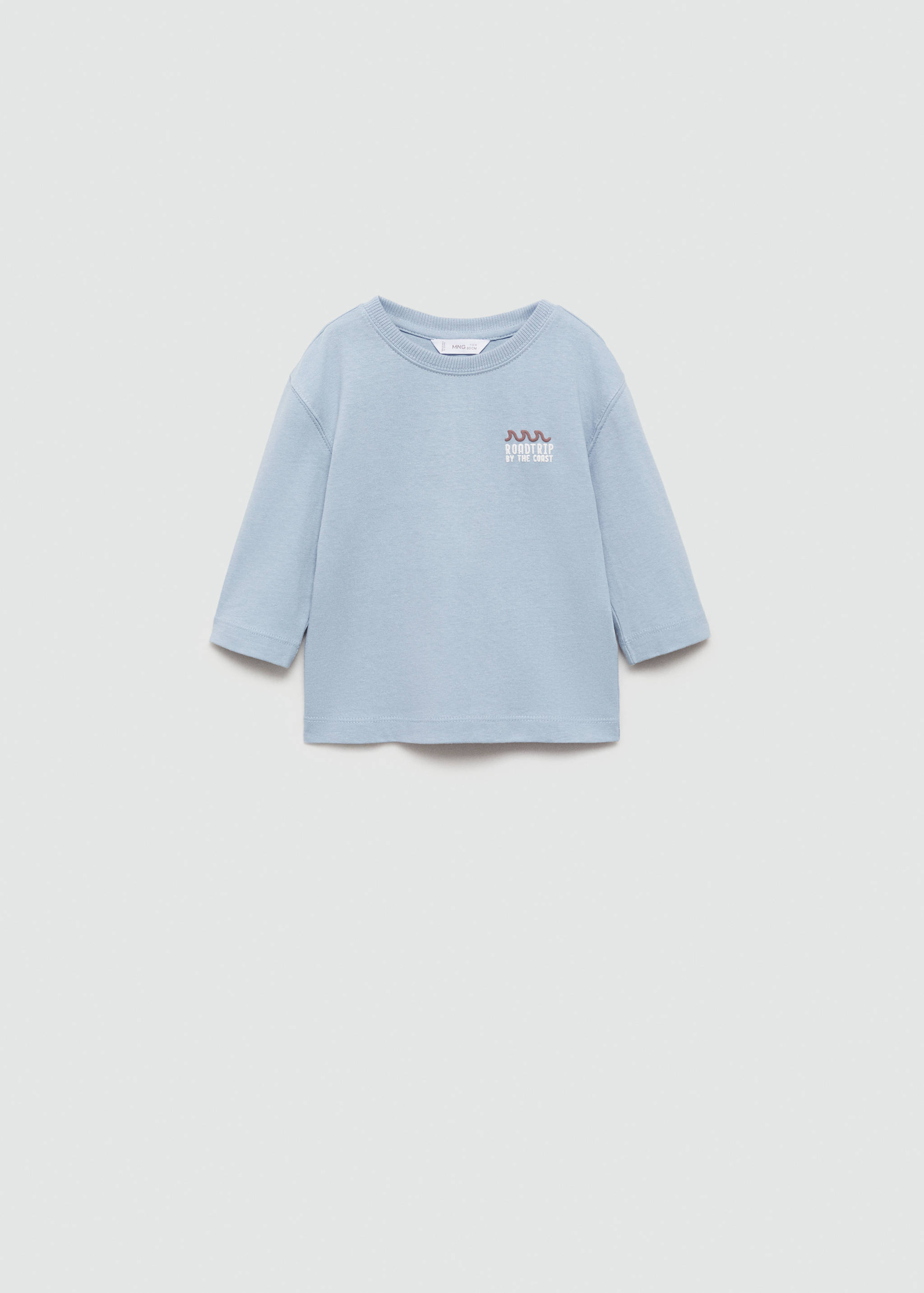 Μπλούζα μακρυμάνικη τύπωμα ανάγλυφο - Προϊόν χωρίς μοντέλο