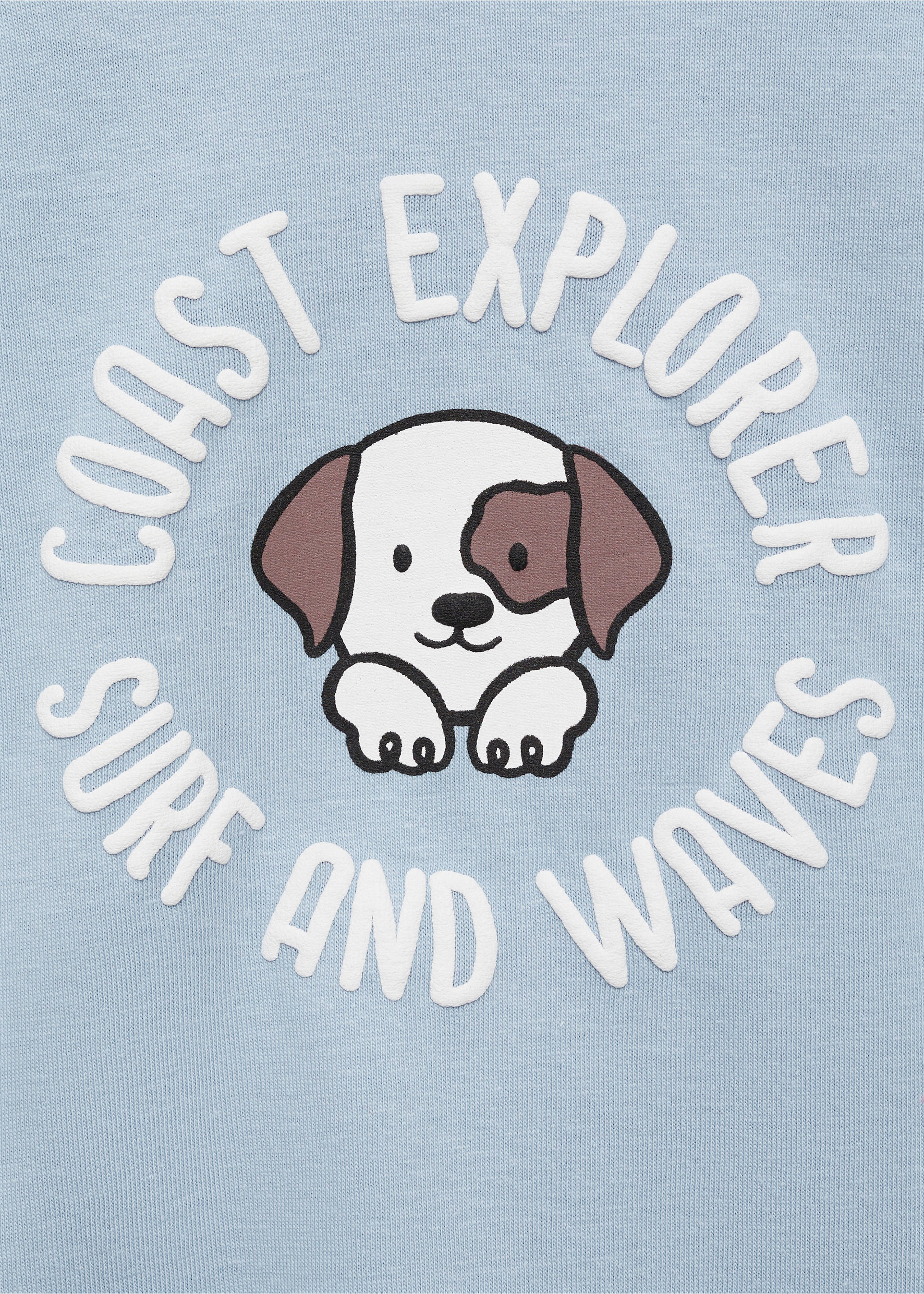 Μπλούζα μακρυμάνικη τύπωμα ανάγλυφο - Λεπτομέρεια του προϊόντος 0, Γαλάζιο. Ref: 77004786-00.