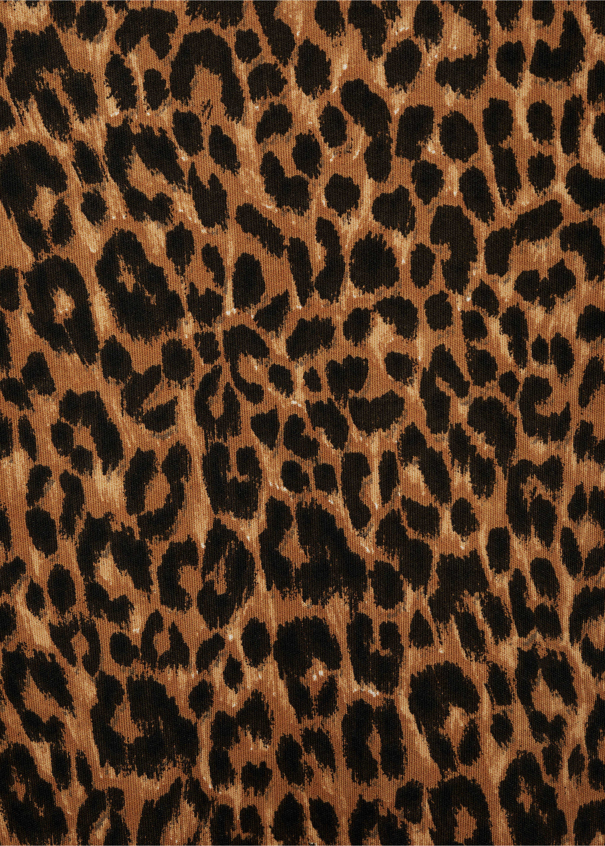 T-shirt bomull animal print - Detaljer om artikeln 0, Brun. Ref: 77004787-00.