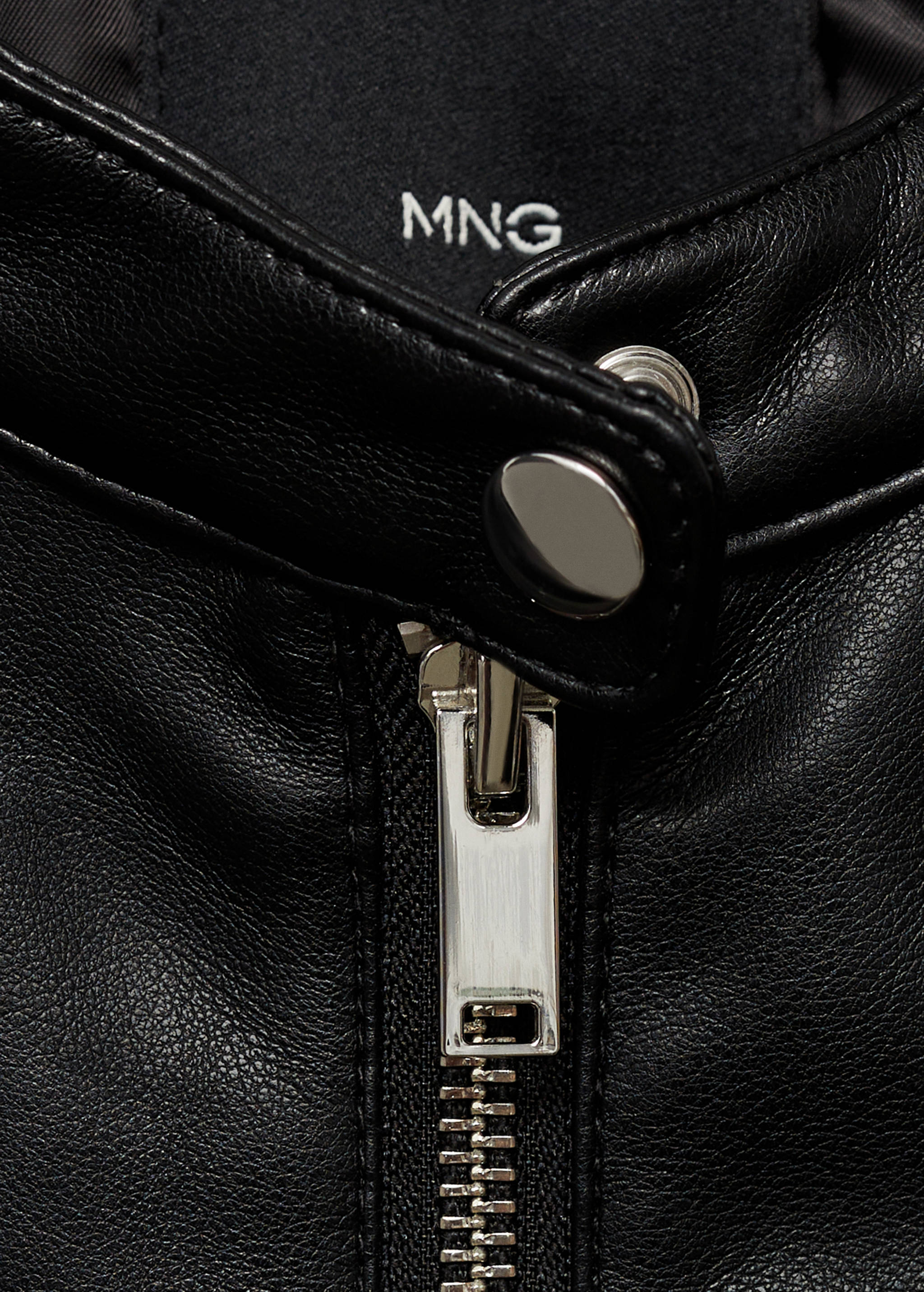 Kurtka biker ze sztucznej skóry - Szczegóły artykułu 8