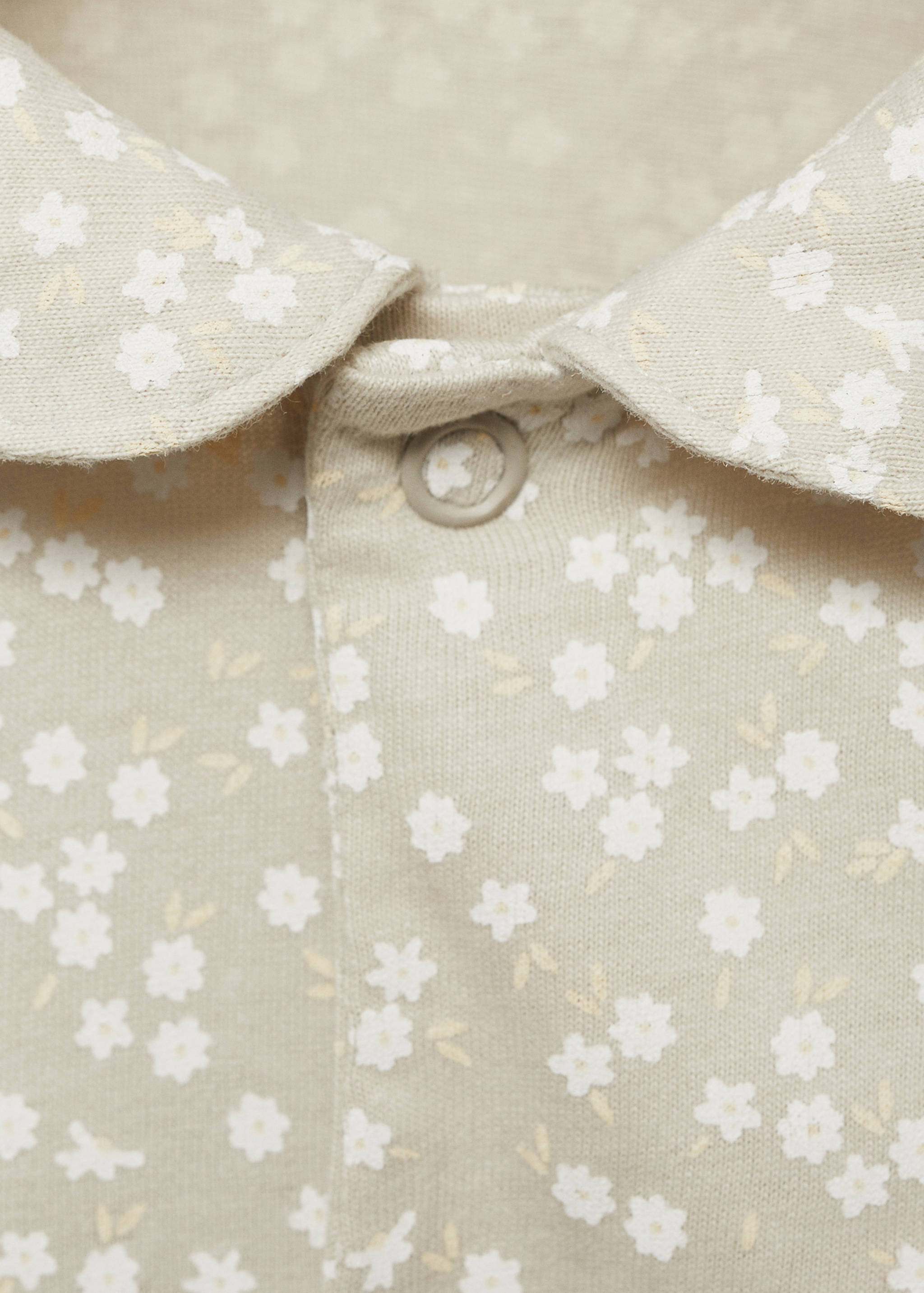 Floral-print bodysuit pyjamas - Details of the article 8