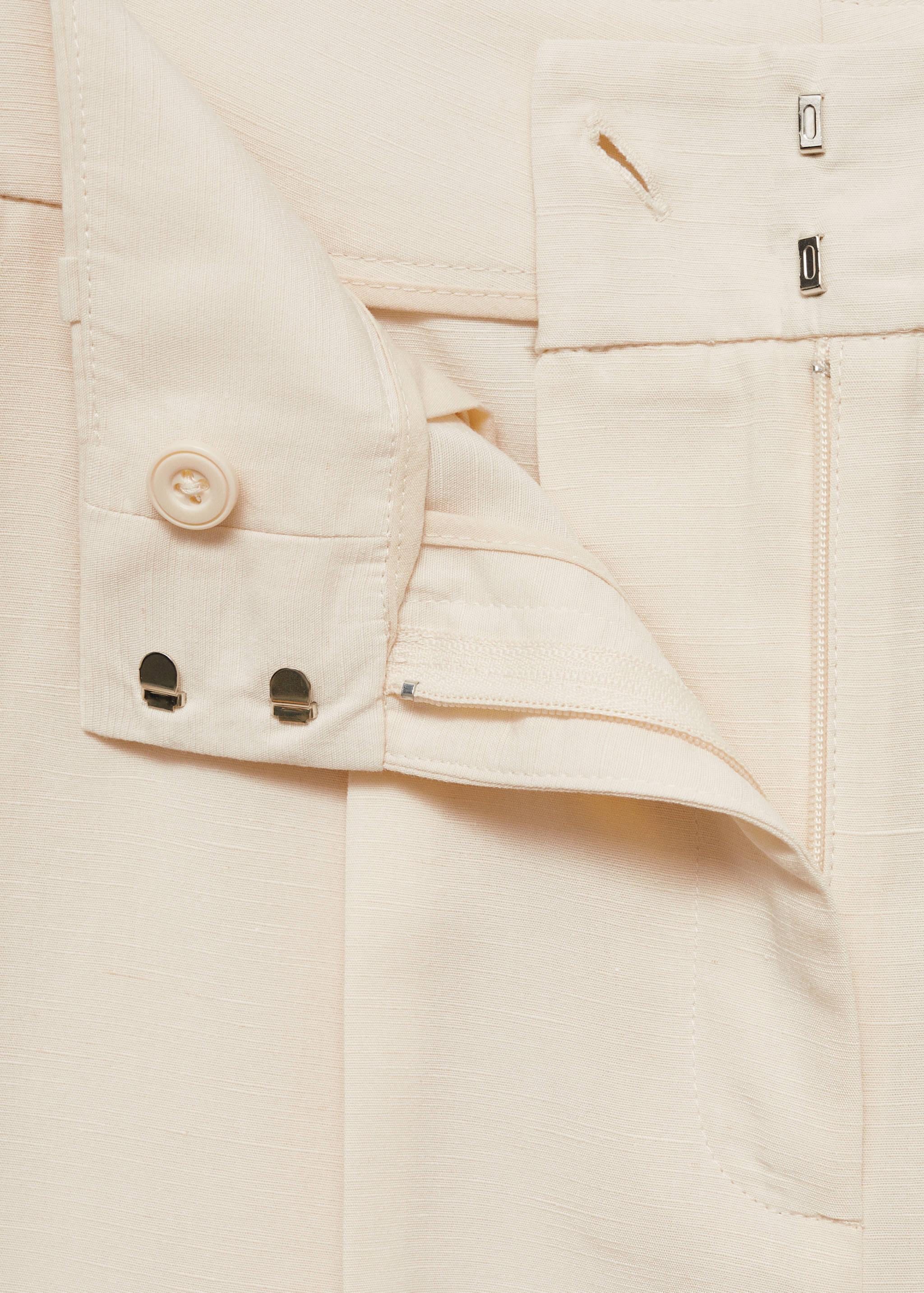 Straight lyocell trousers - Details of the article 8