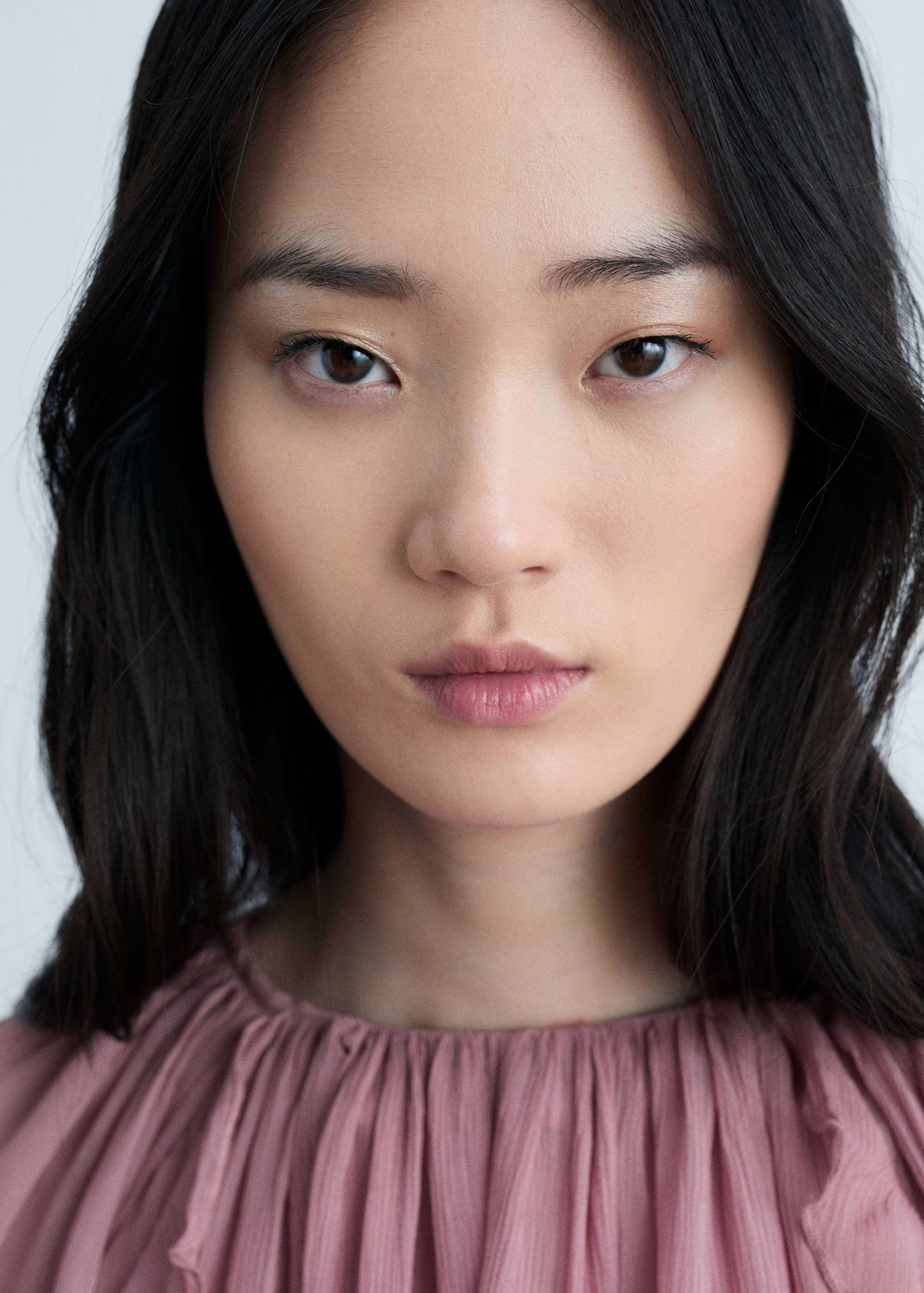 Ruffled chiffon blouse - Details of the article 1