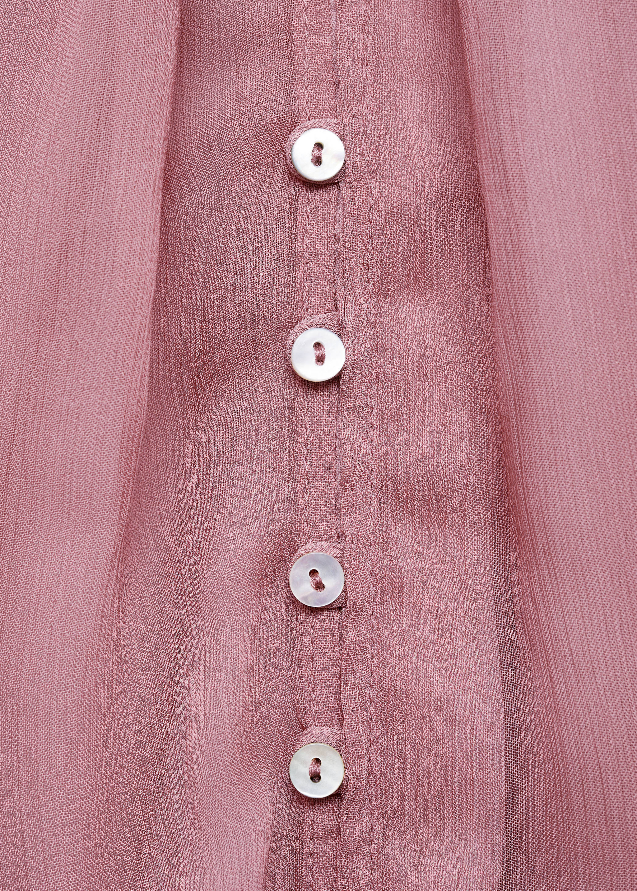 Ruffled chiffon blouse - Details of the article 0