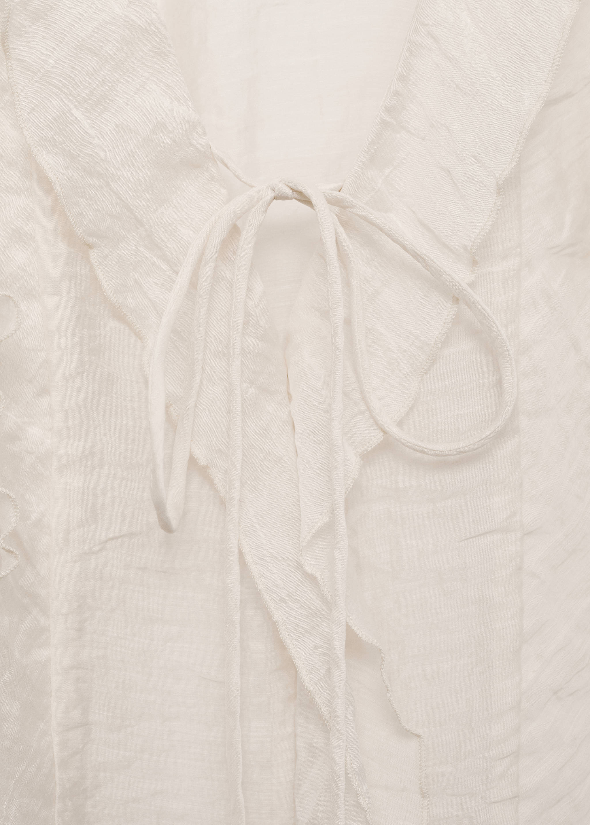 Lyocell blouse with bow - Details of the article 8