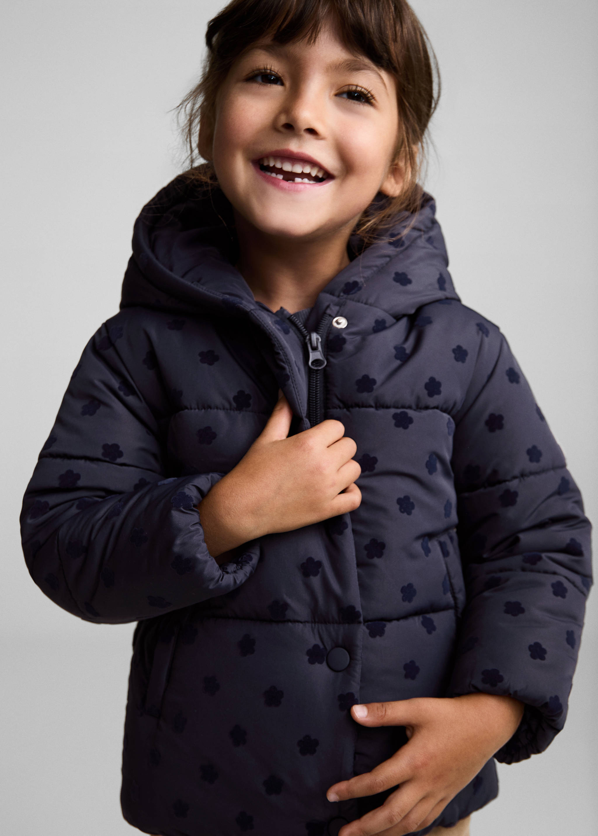 Anorak acolchado estampado floral - Detalle del artículo 1