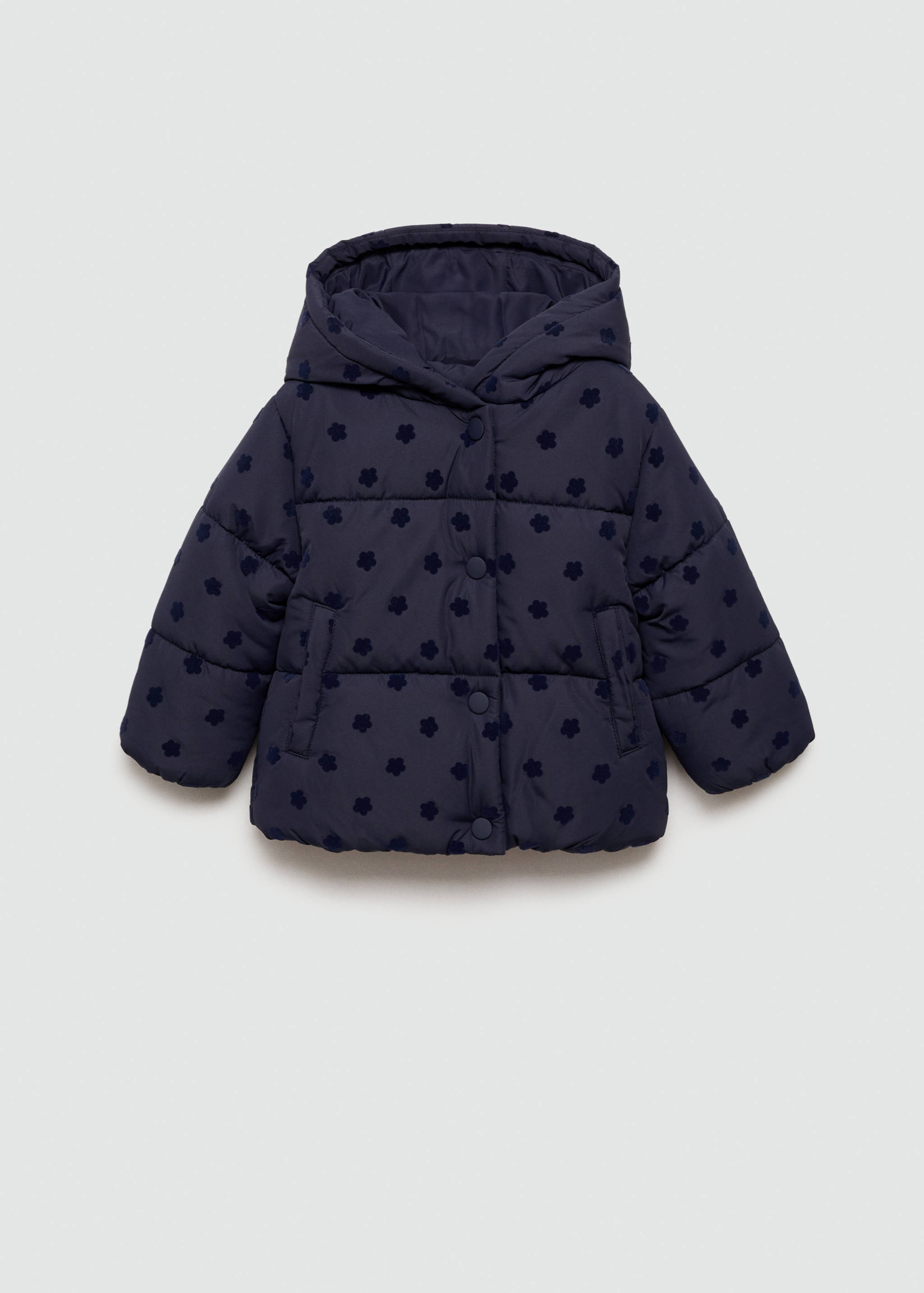 Anorak acolchado estampado floral - Artículo sin modelo