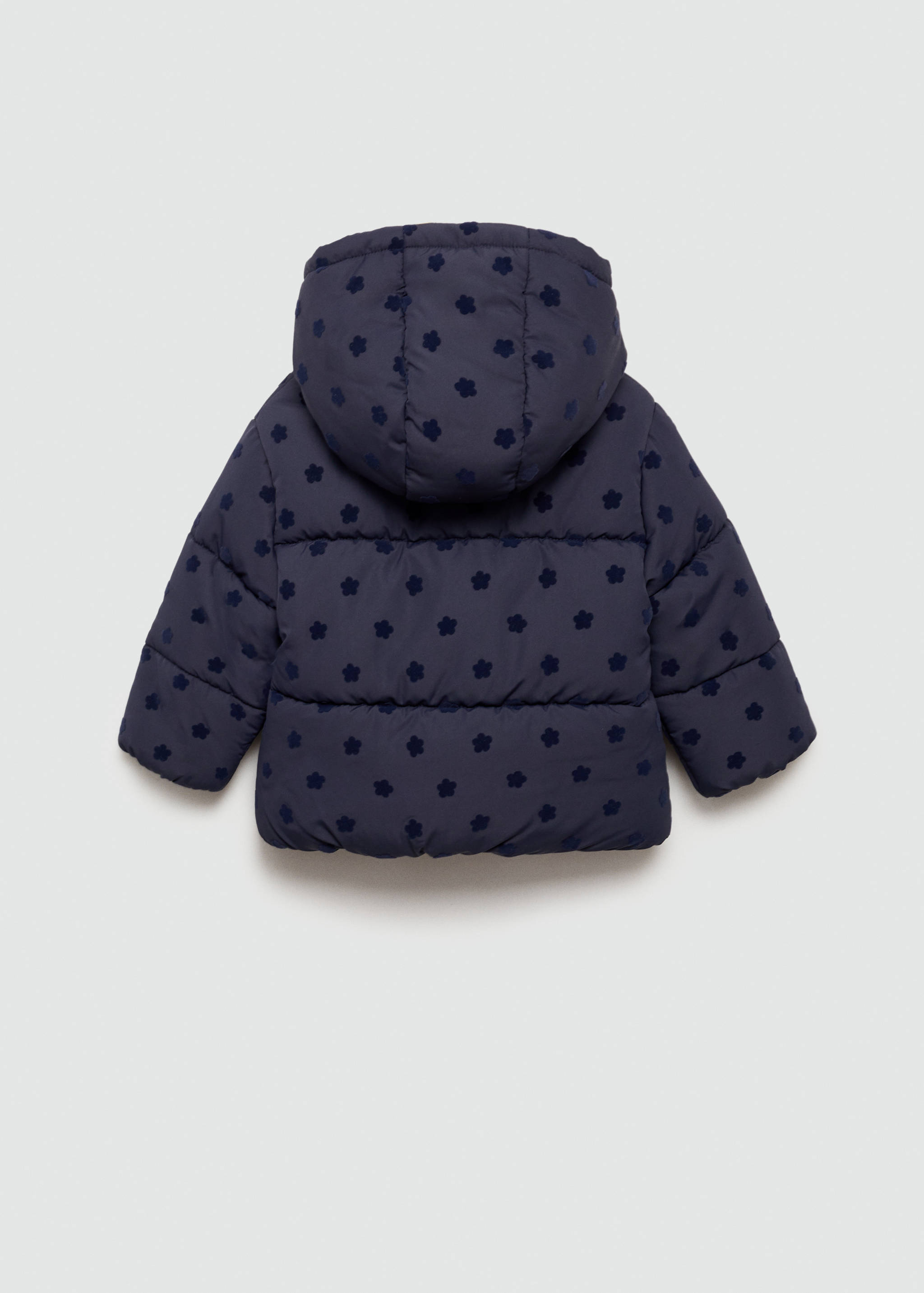 Anorak acolchado estampado floral - Reverso del artículo