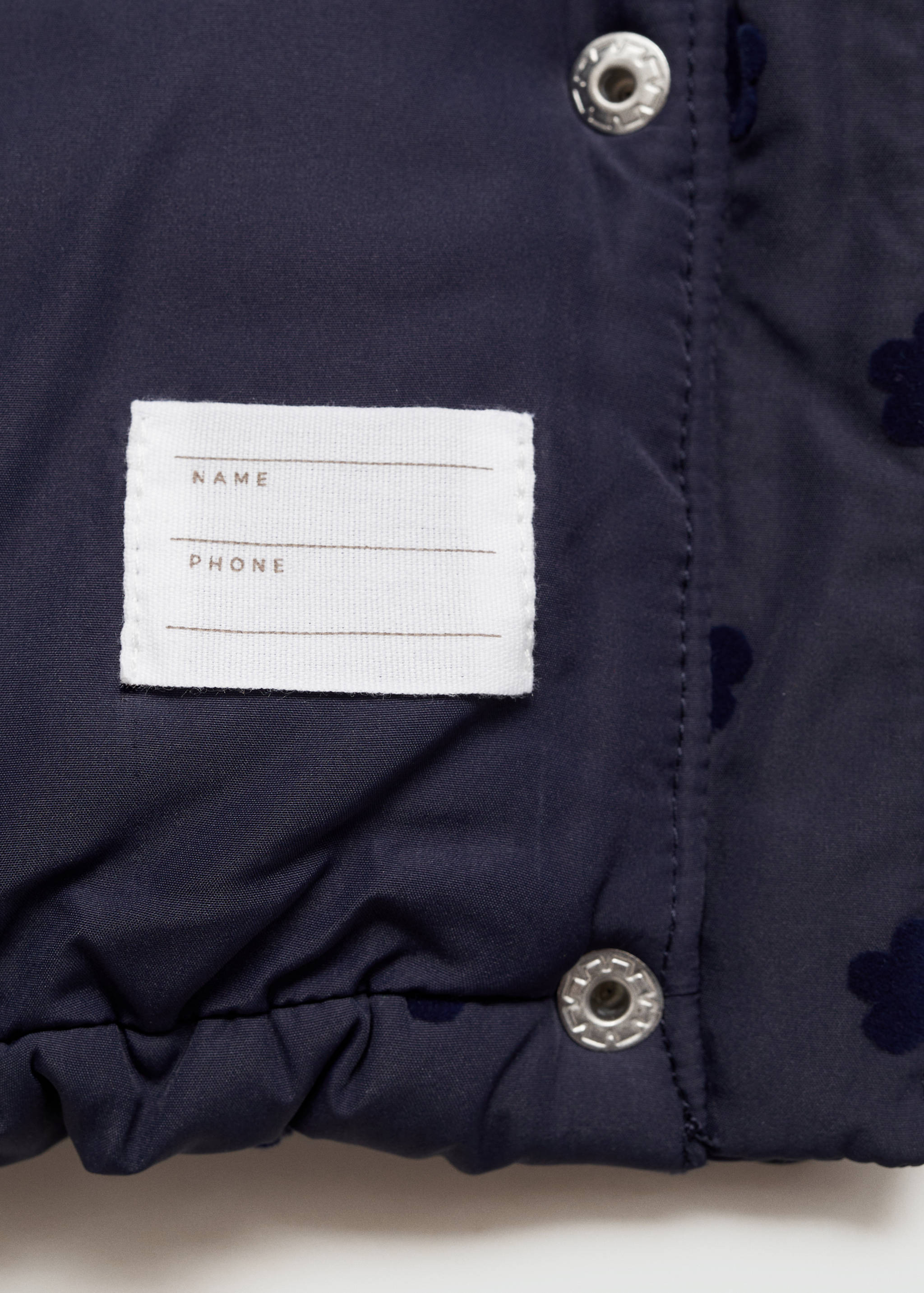 Anorak acolchado estampado floral - Detalle del artículo 0