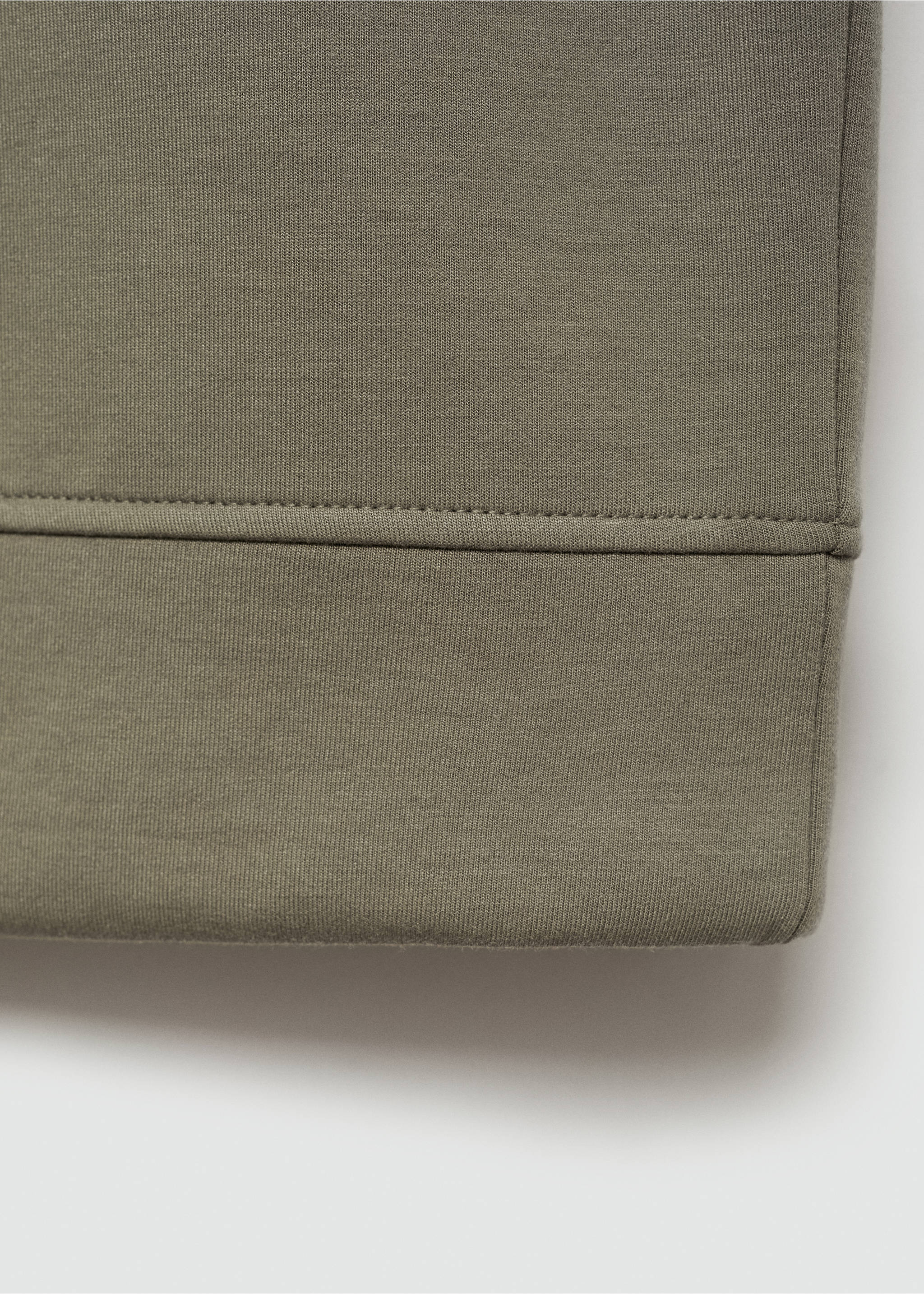 Regular-fit sweatshirt - Details of the article 0, Medium Green. Ref: 77005153-00.