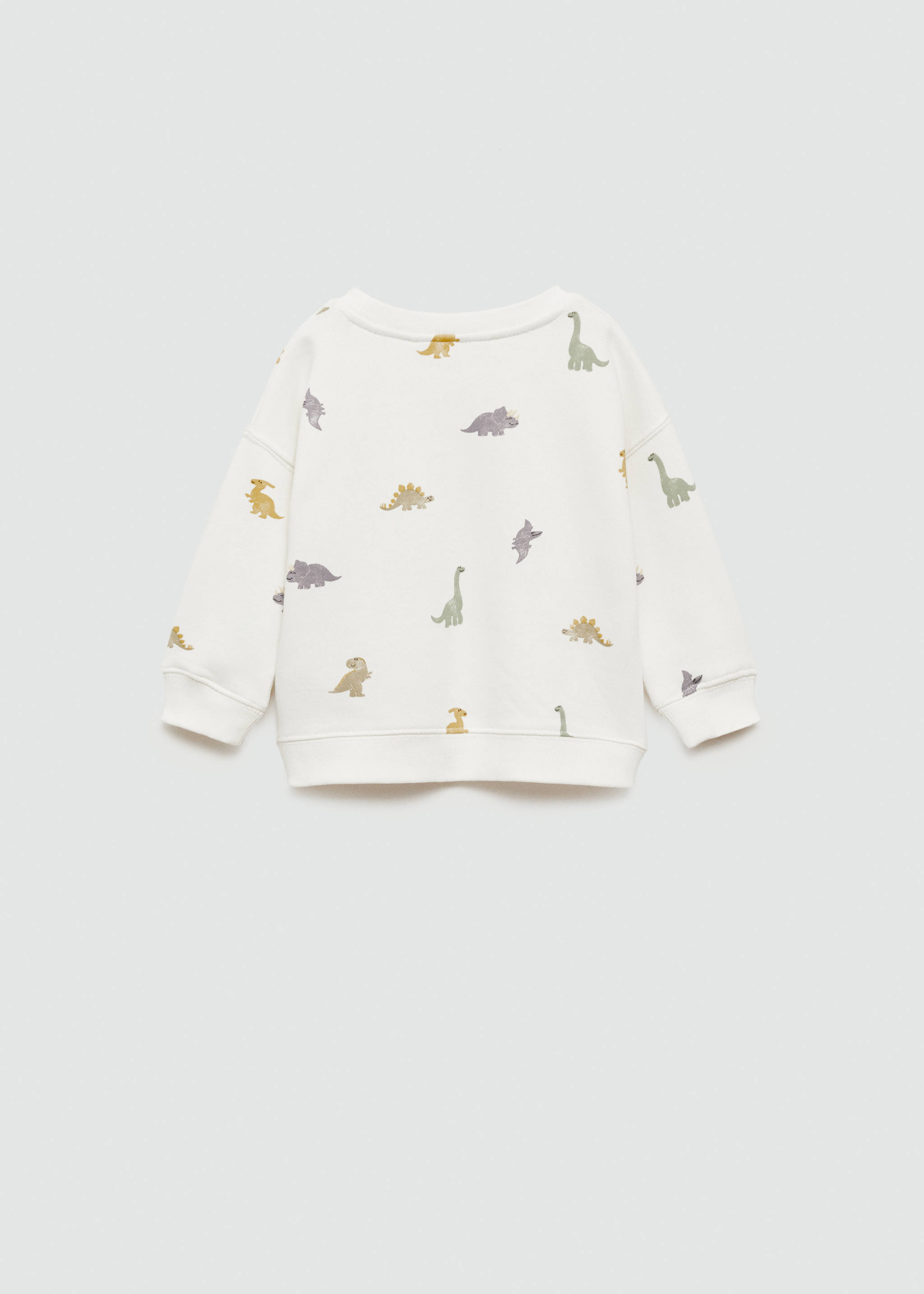 Kapuzenjacke mit Dinosauriern - Rückseite des Artikels