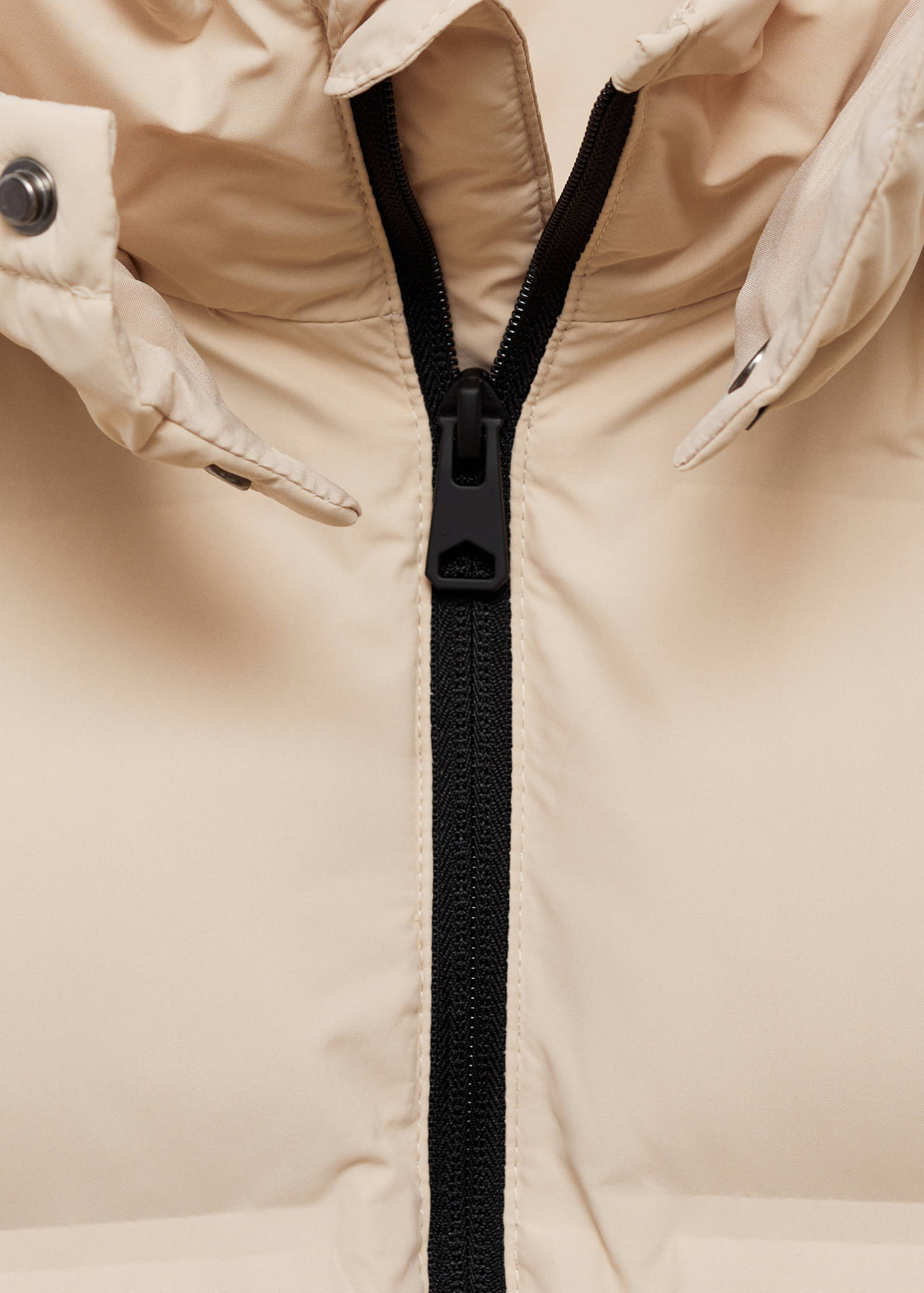 Quilted long coat - Details of the article 8