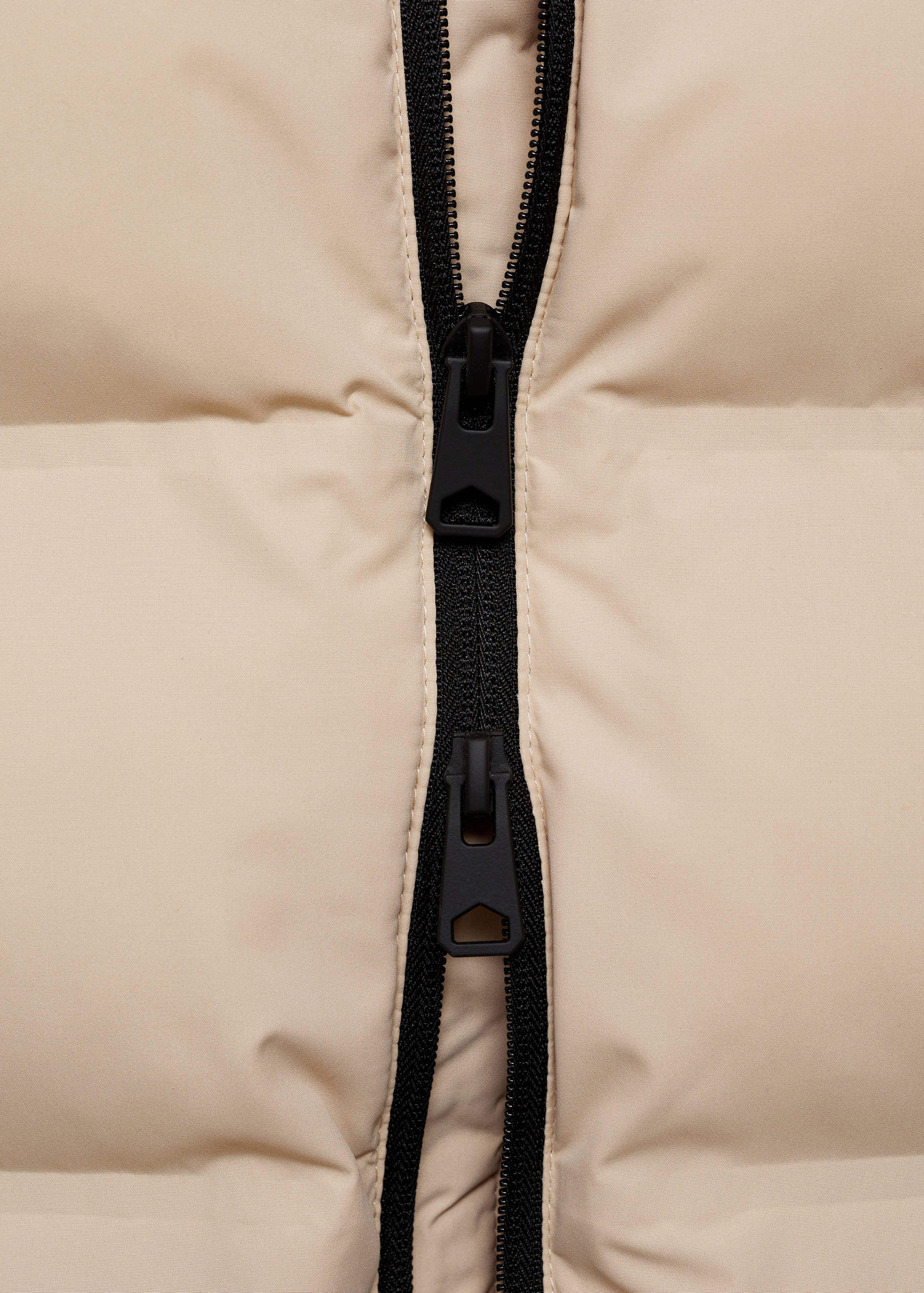 Quilted long coat - Details of the article 0