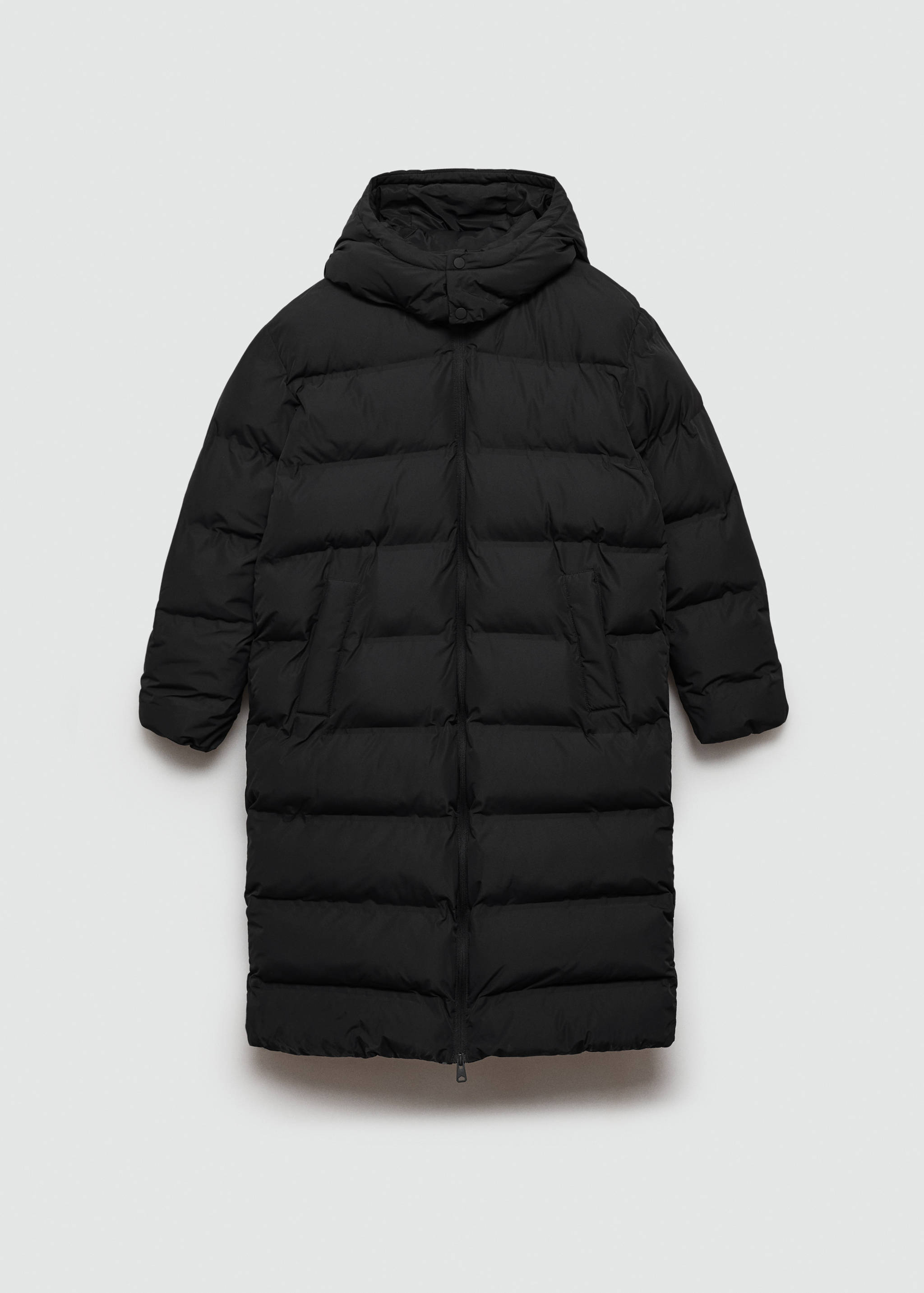 Quilted long coat - Article without model