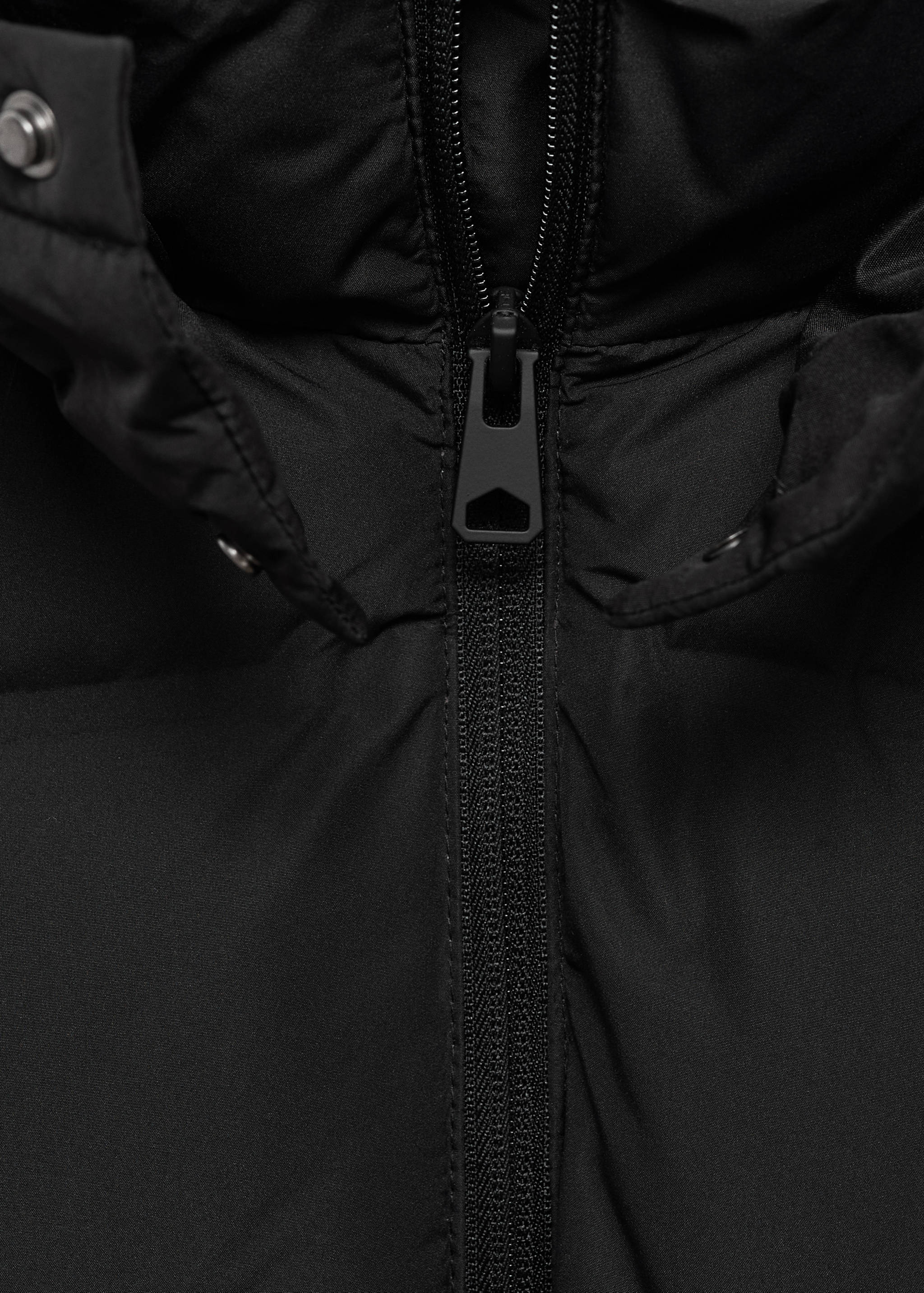 Quilted long coat - Details of the article 8