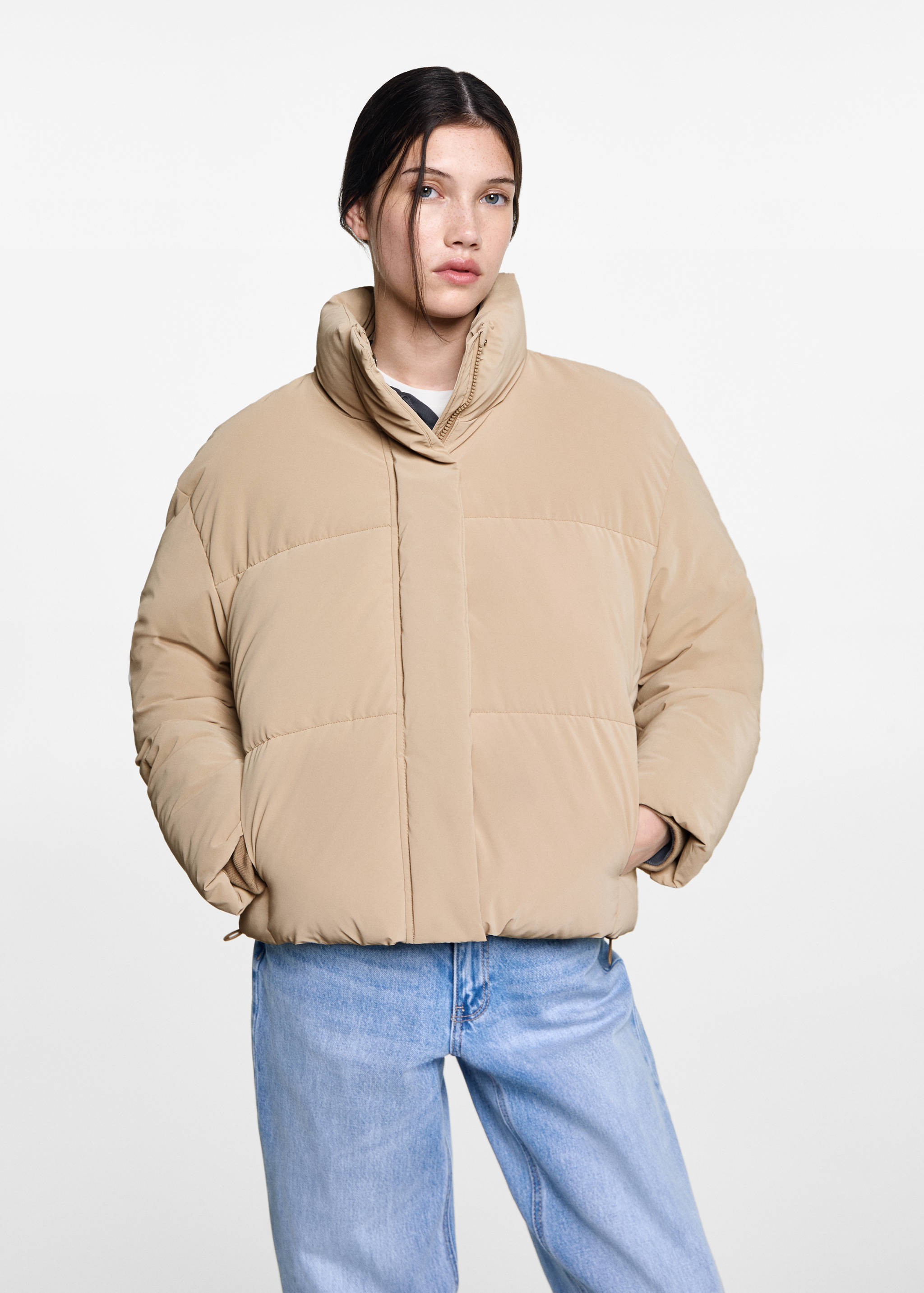 Wasserabweisende Steppjacke - Mittlere Ansicht