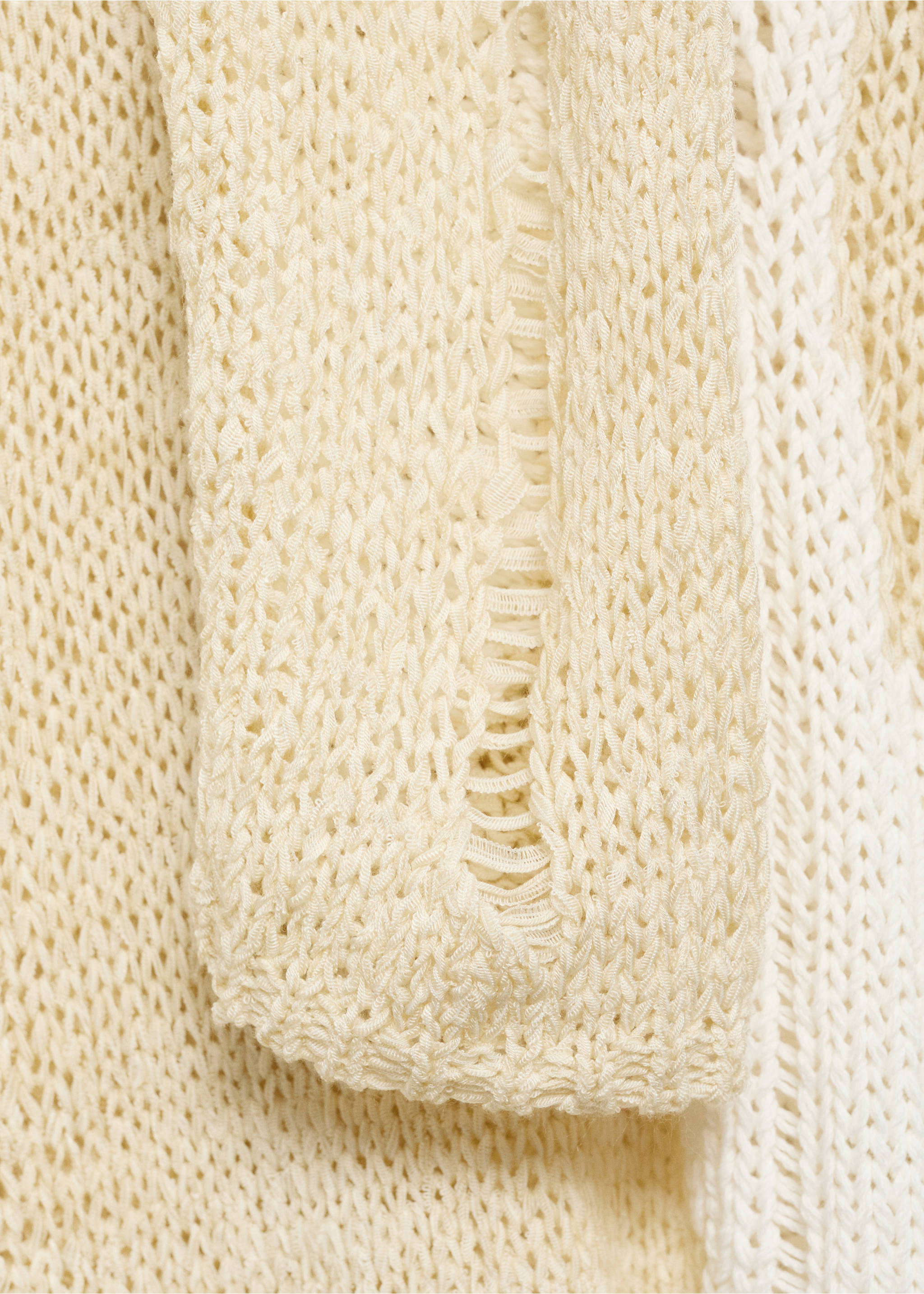 Knitted sweater - Details of the article 0, Ecru. Ref: 77005646-00.