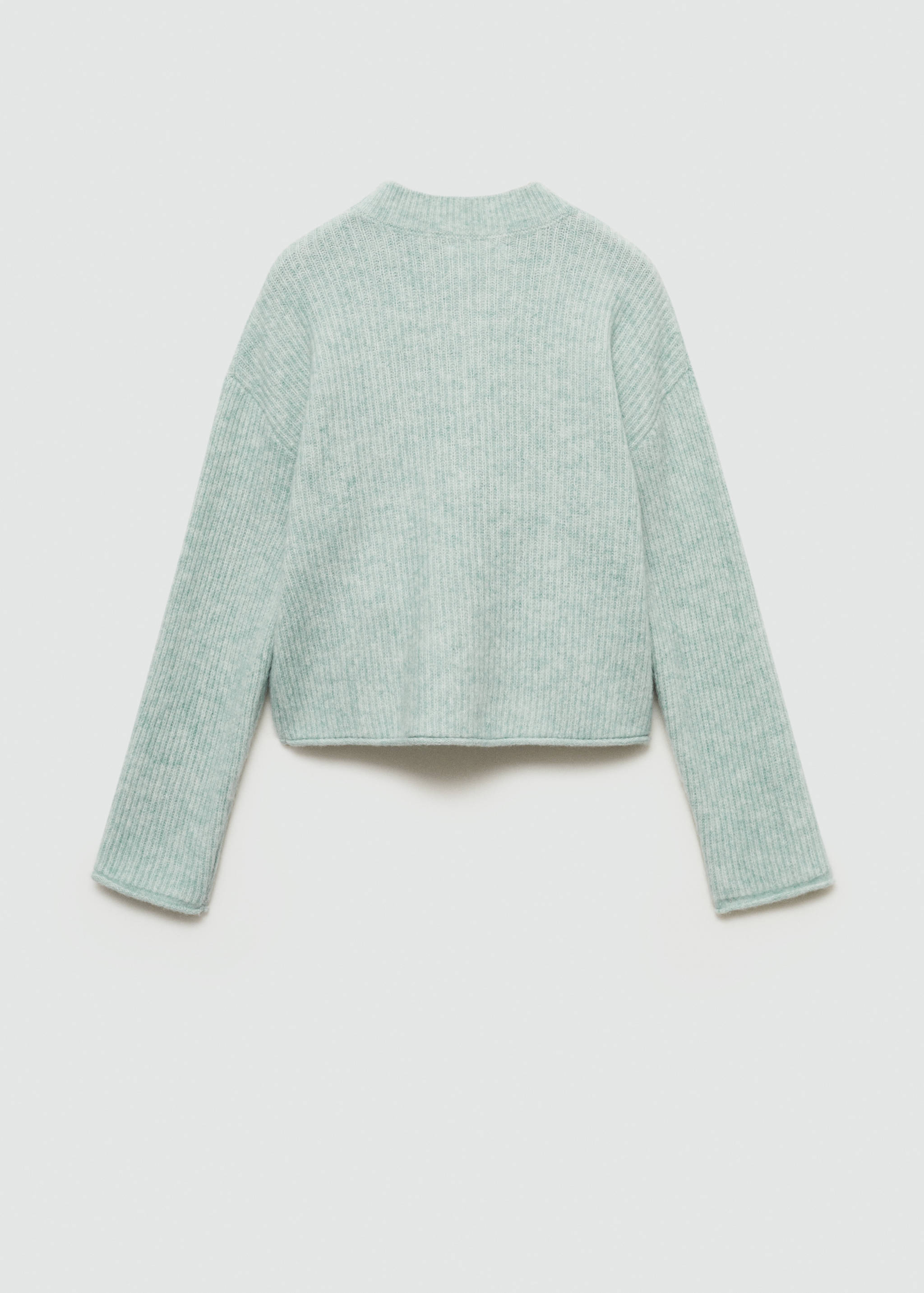 Ribbed knit sweater - Reverse of the article