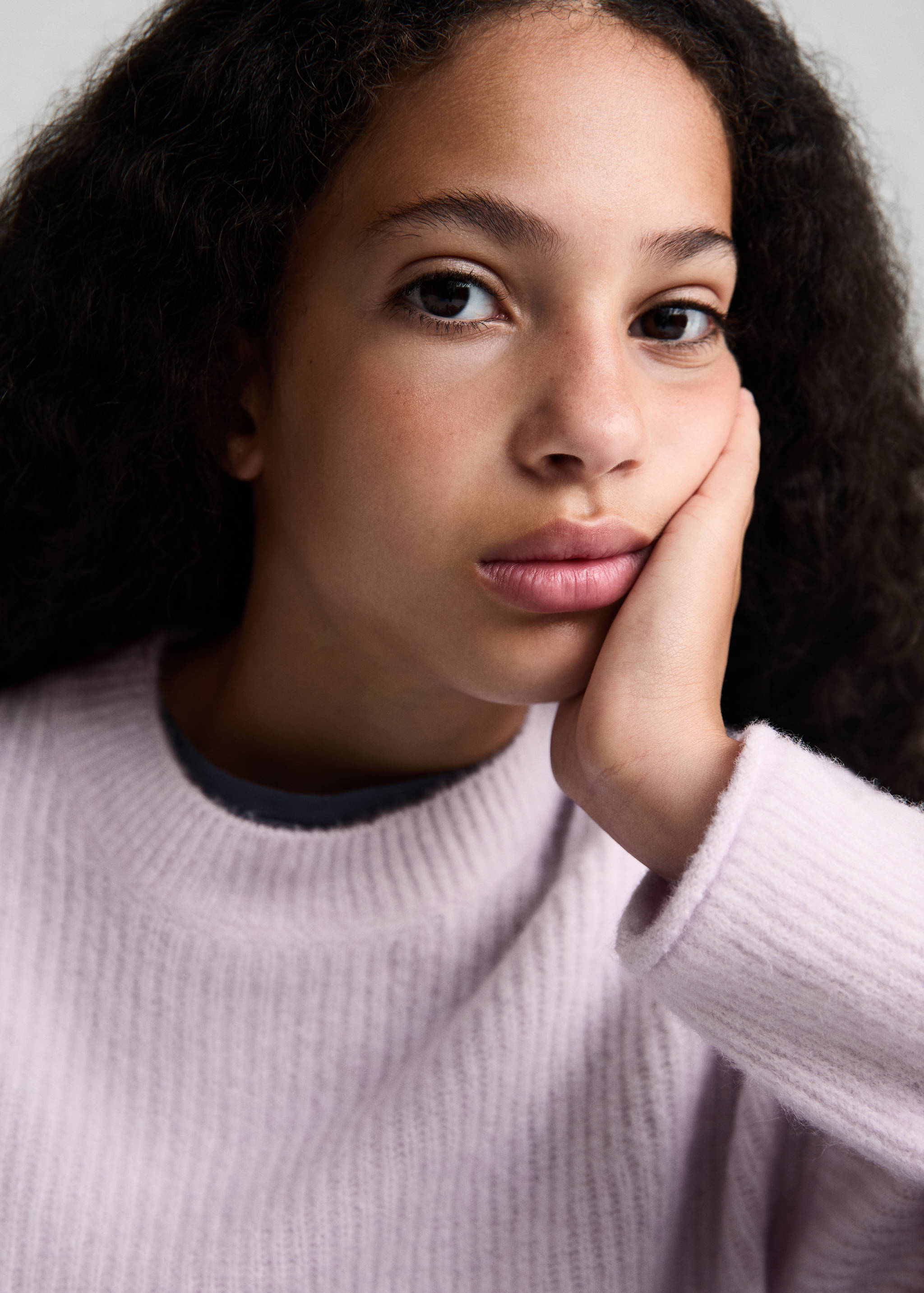 Ribbed knit sweater - Details of the article 1