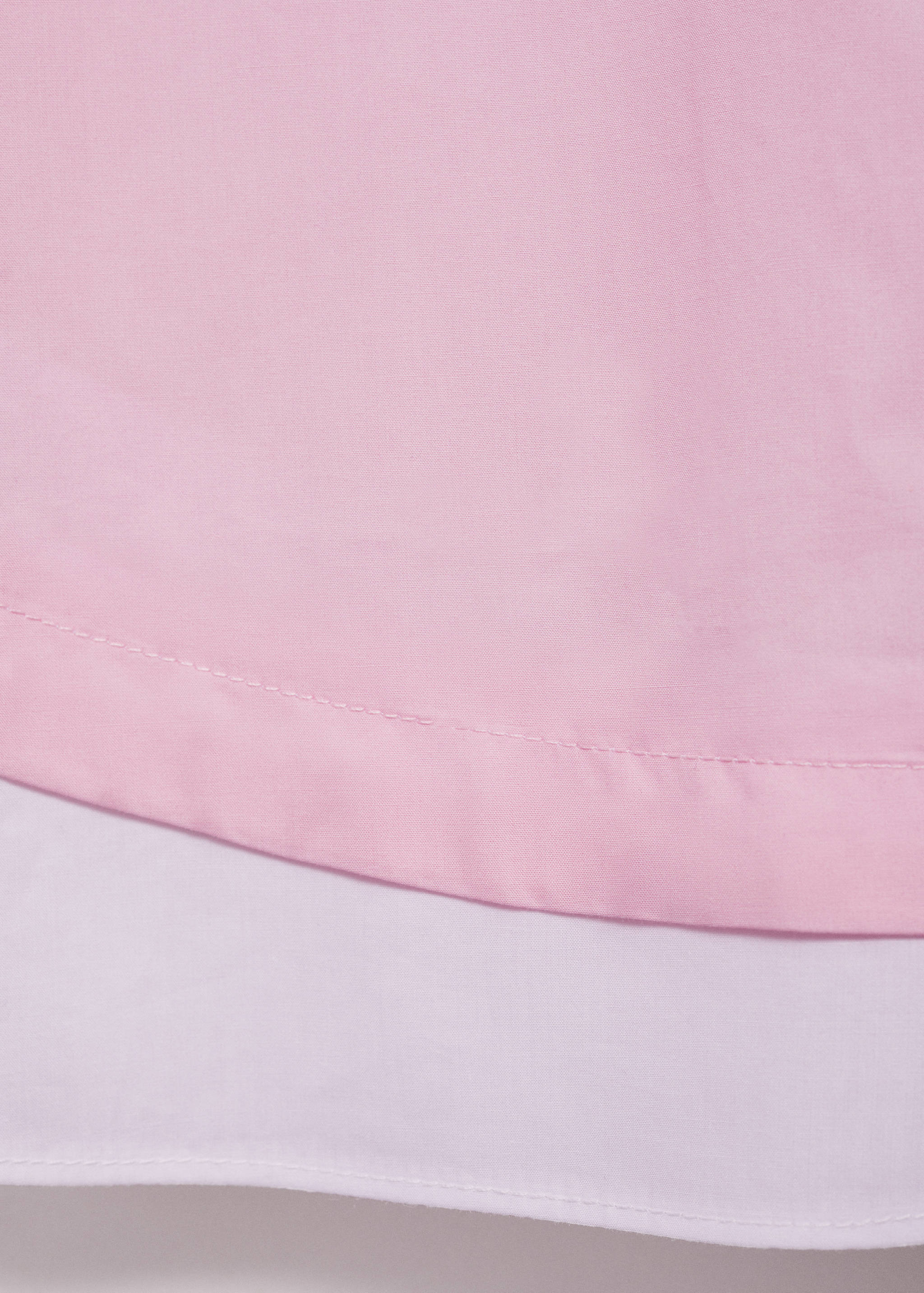 Oversized-Hemd mit Kontrastsaum - Detail des Artikels 0