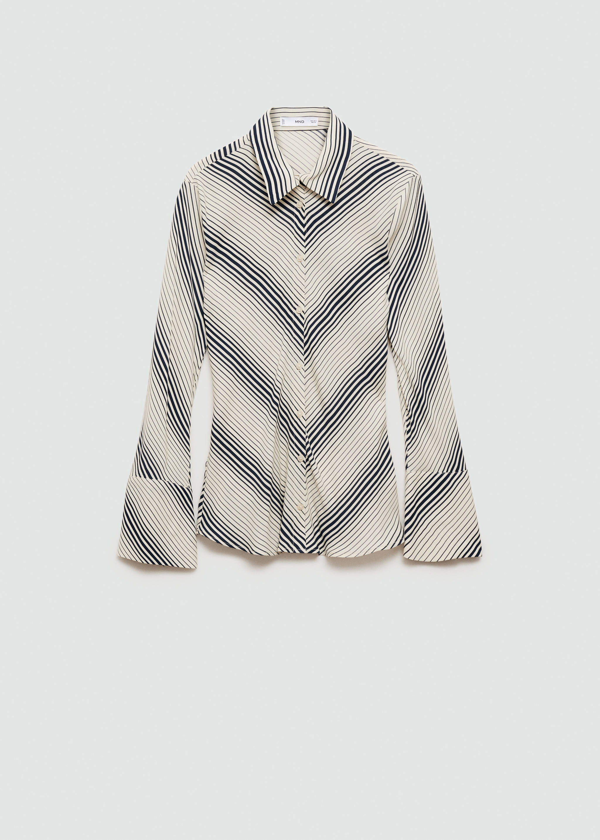 Camisa rayas manga acampanada - Artículo sin modelo