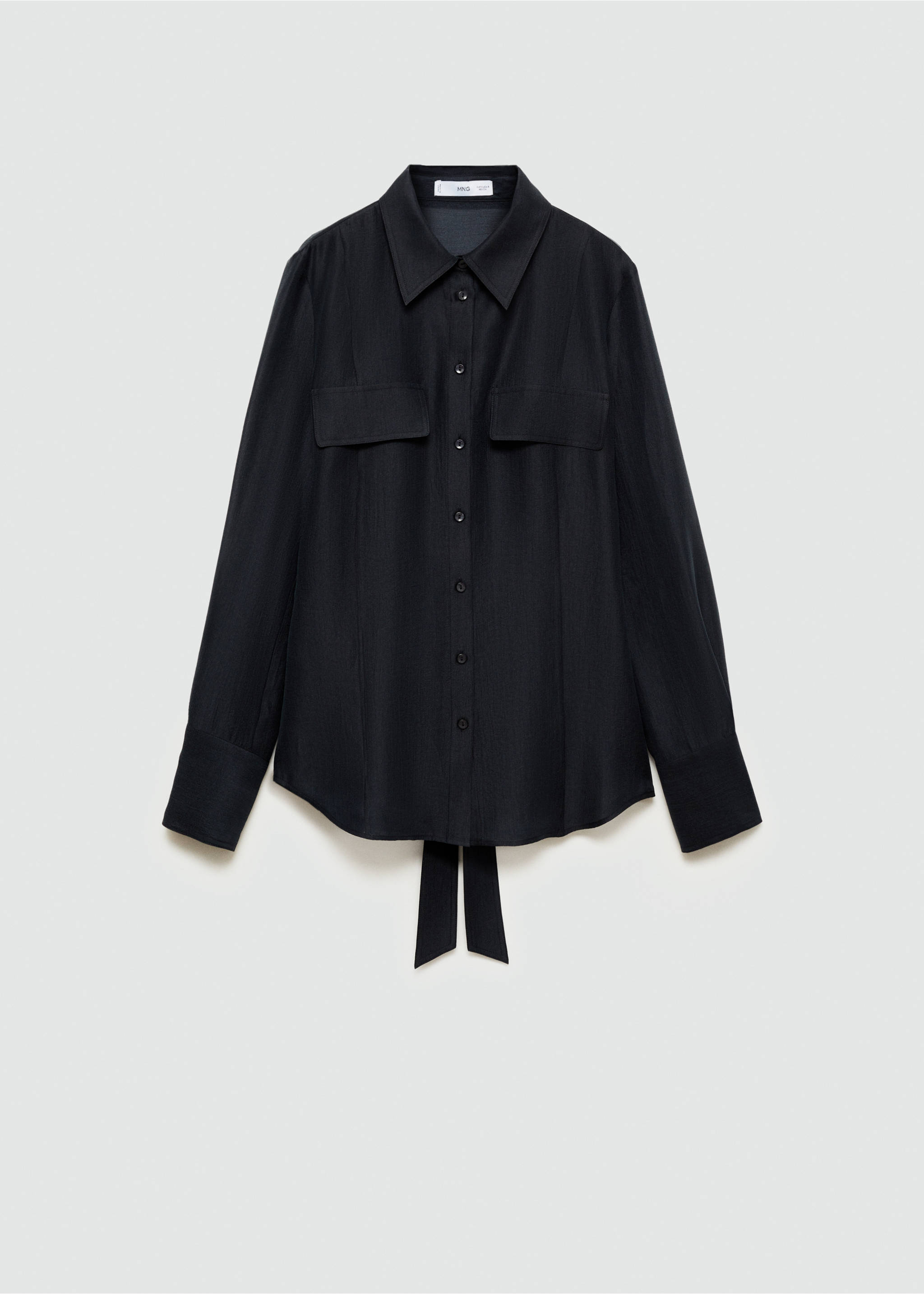 T-shirt i lyocell band - Artikel utan modell, Mellanbrun. Ref: 77005655-00.