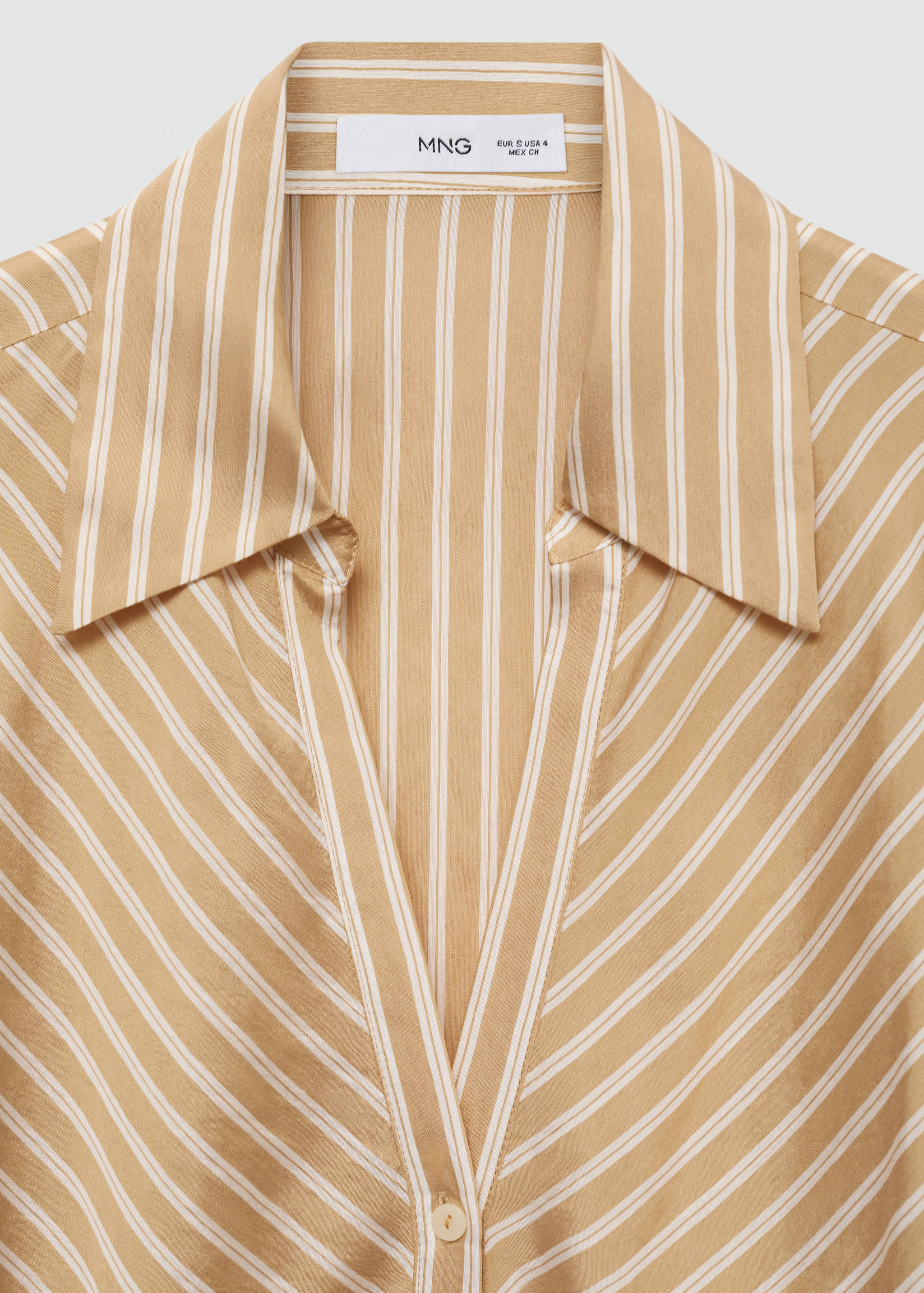 Striped flowy shirt - Details of the article 8