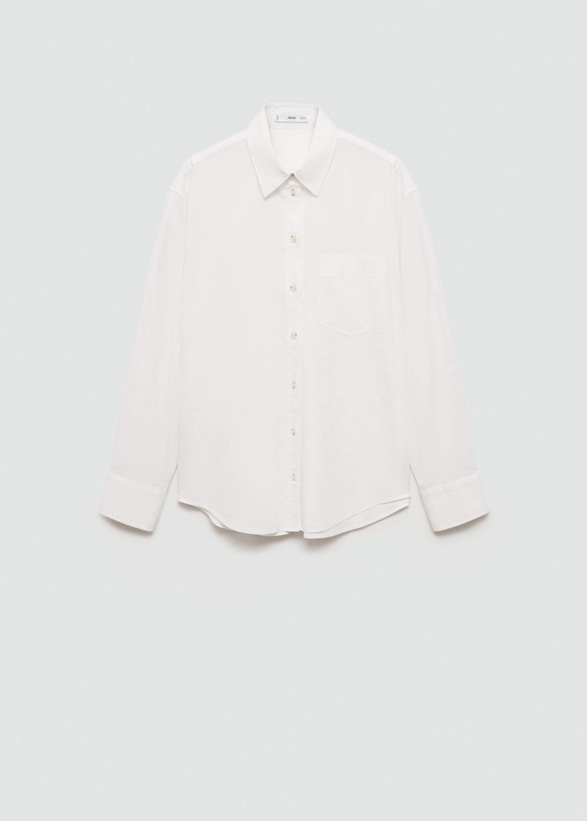 Long sleeved cotton shirt - Article without model