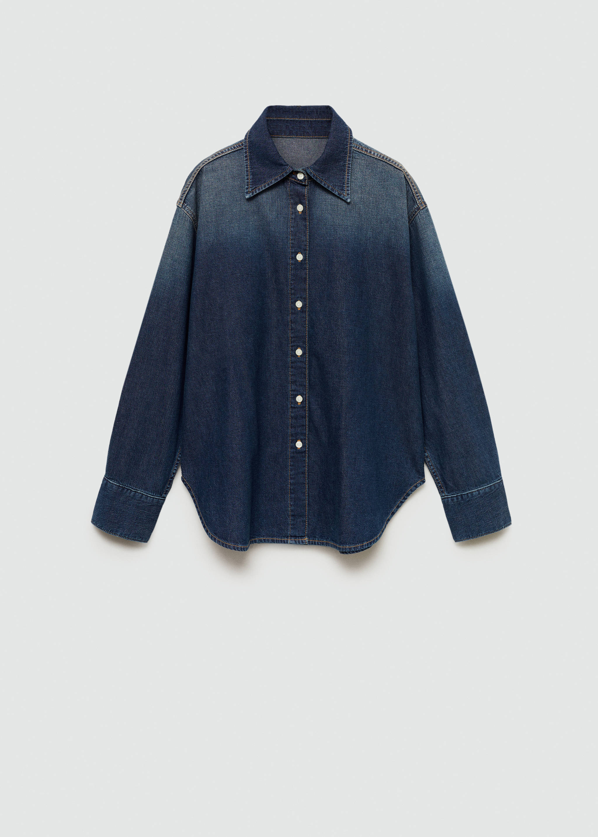 Oversize denim shirt - Article without model