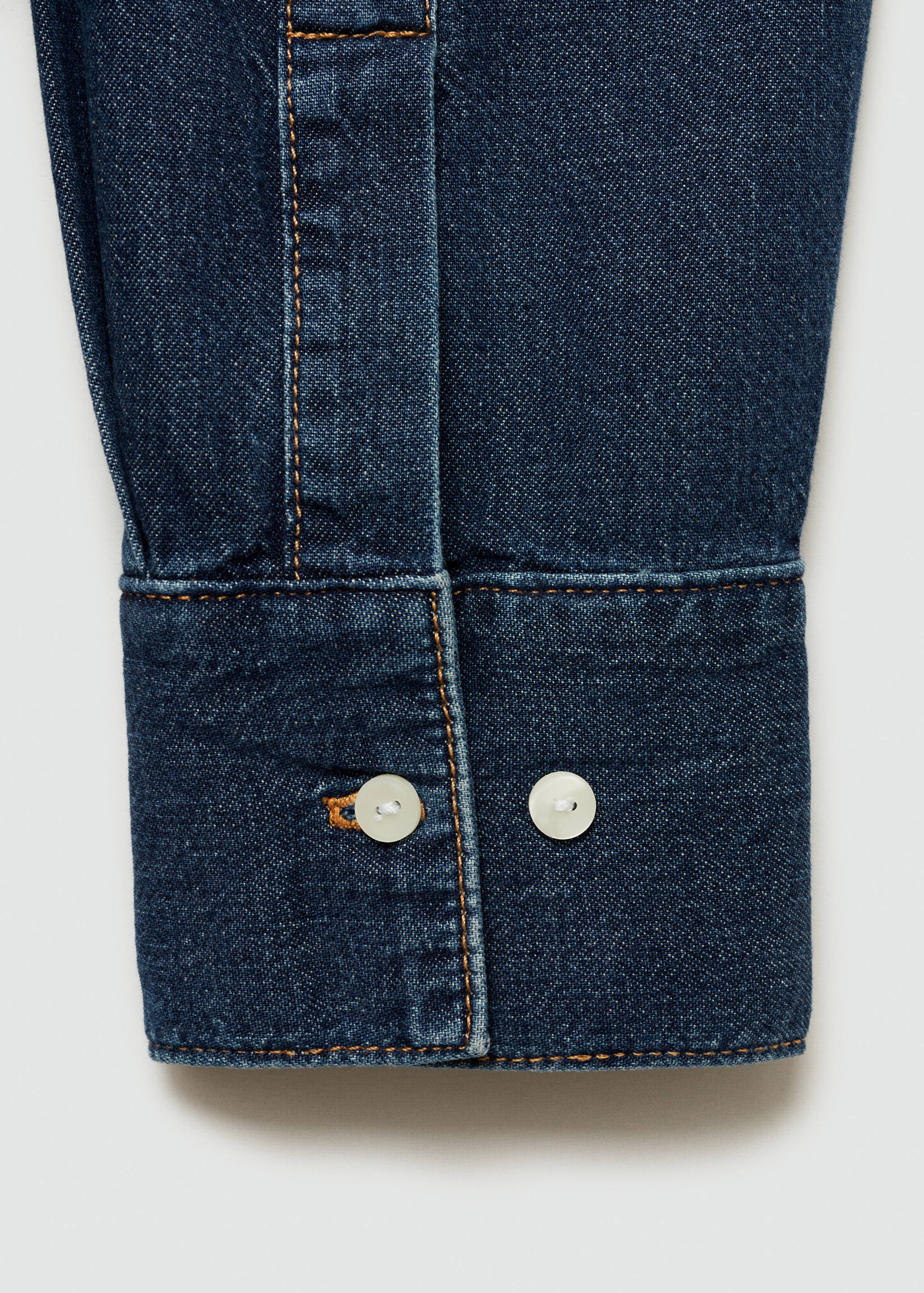 Oversize denim shirt - Details of the article 0