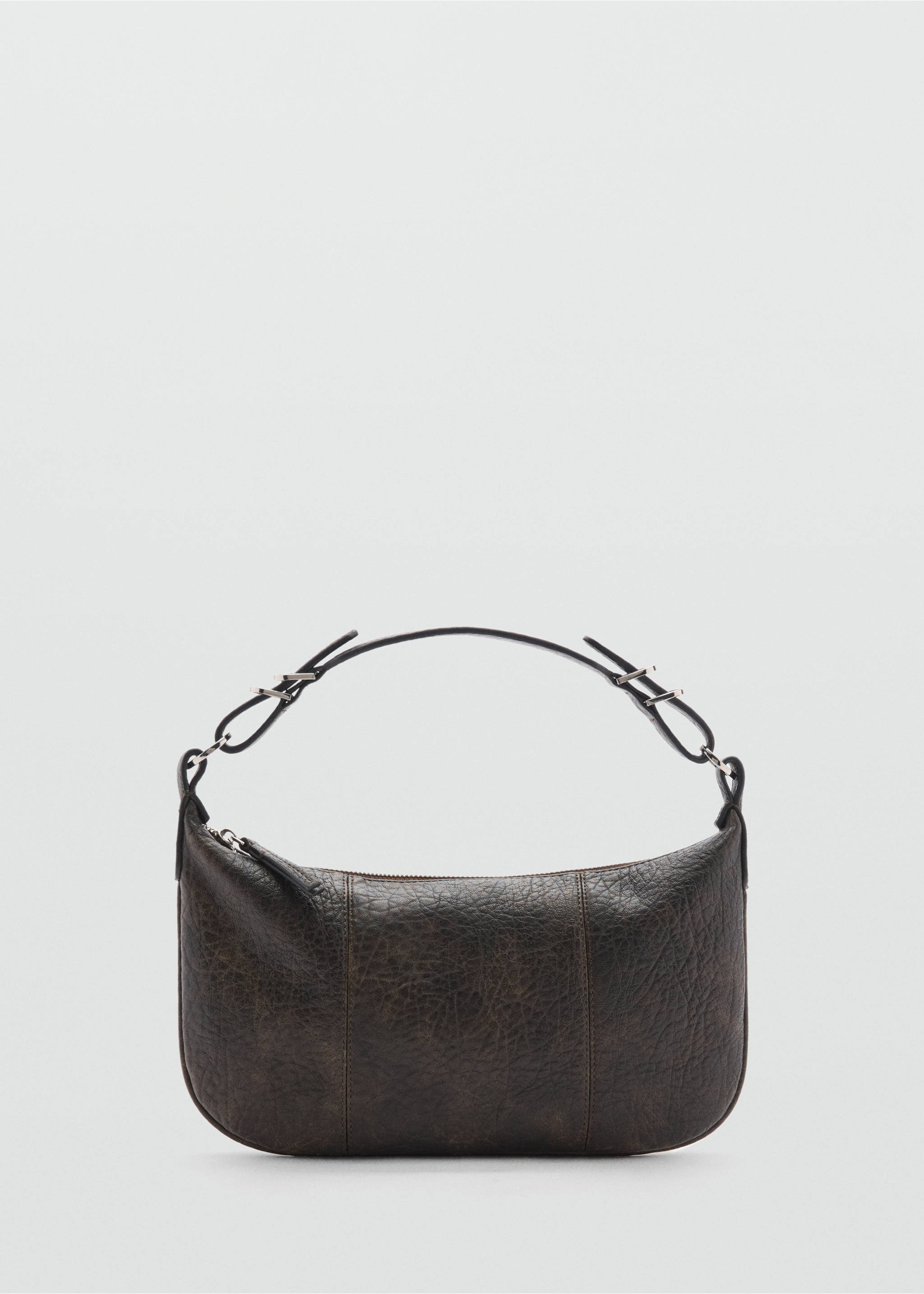 Short-handle shoulder bag - Article without model, Brown. Ref: 77005666-00.
