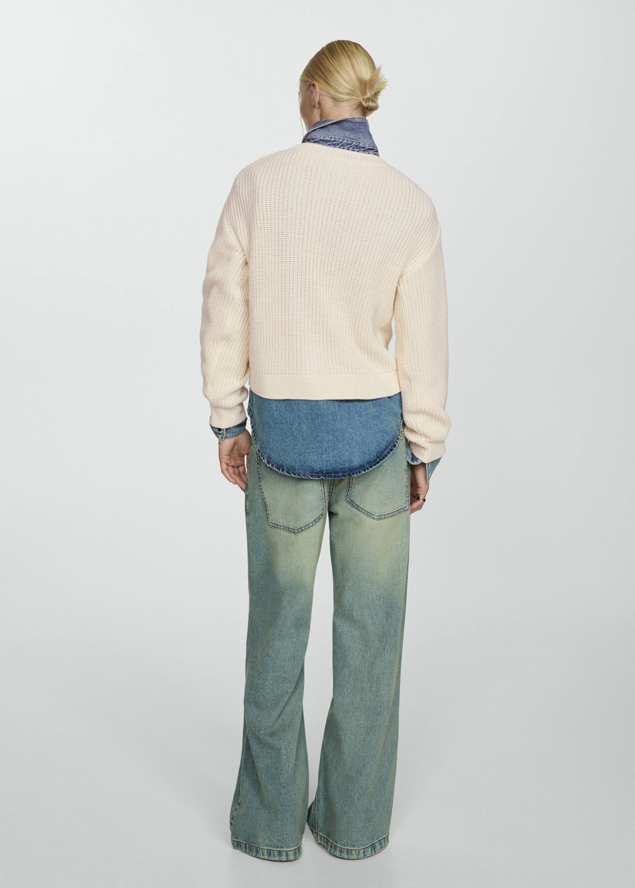 Jersey punto grueso perlas - Reverso del artículo