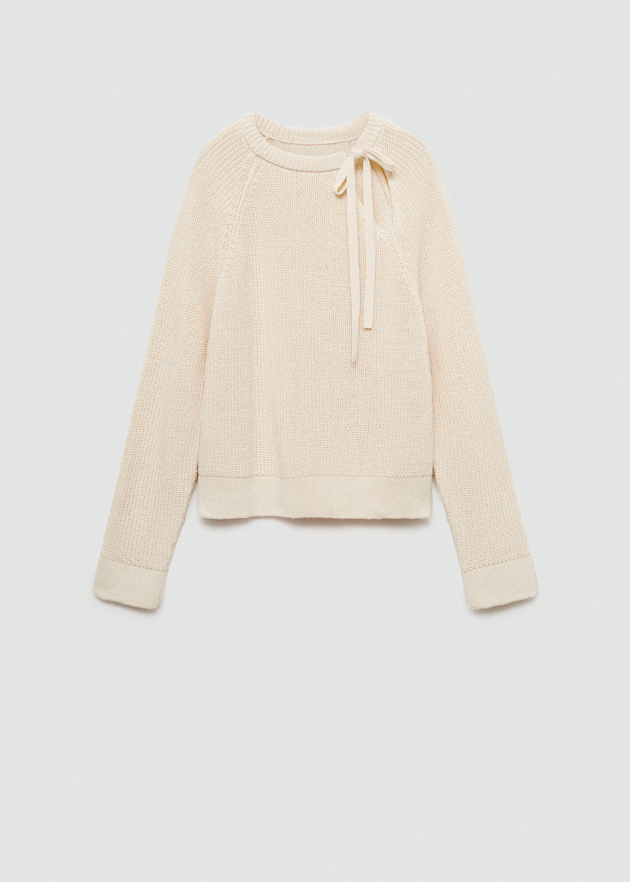 Strickpullover mit Schlitzen - Artikel ohne Model