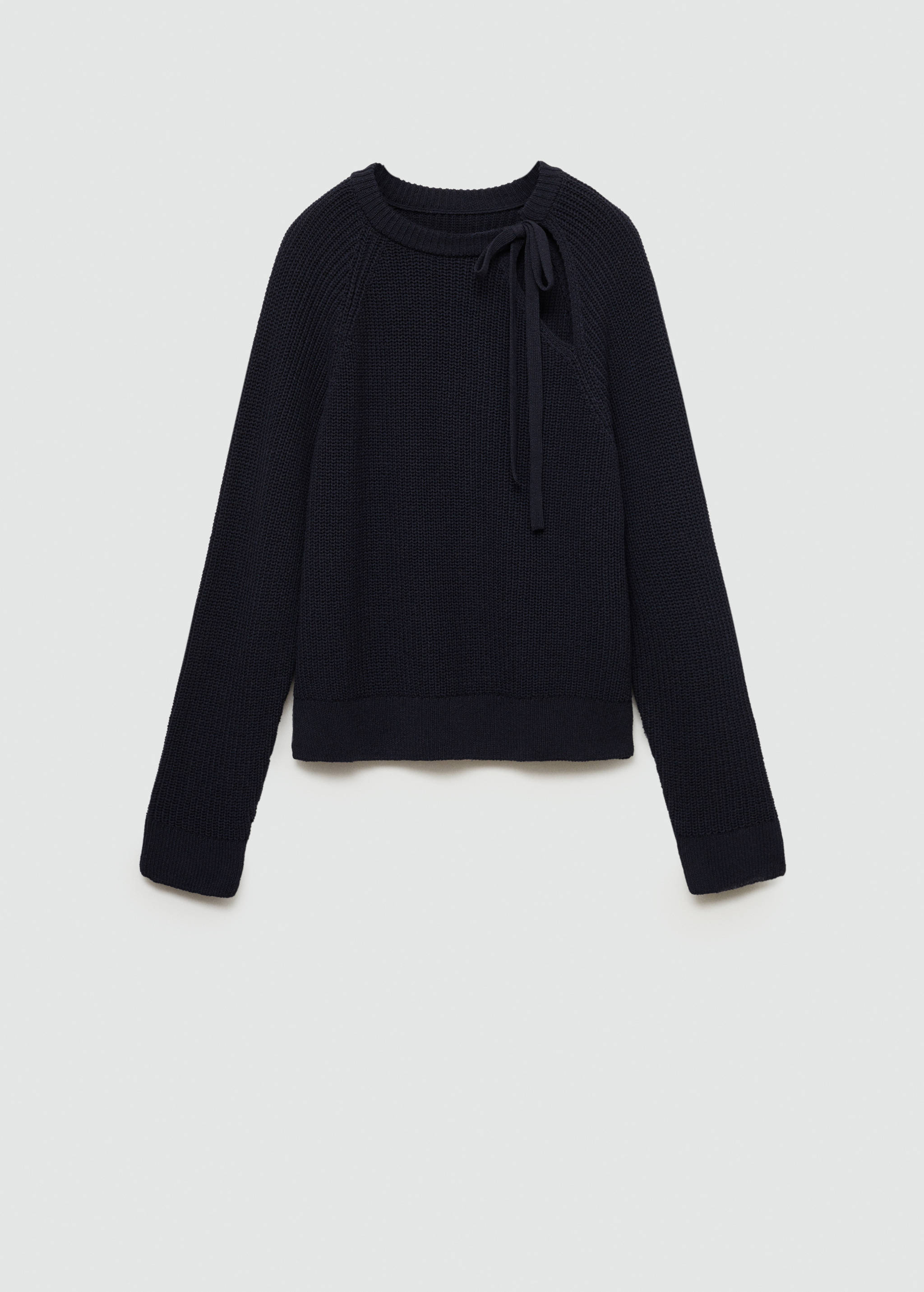 Strickpullover mit Schlitzen - Artikel ohne Model