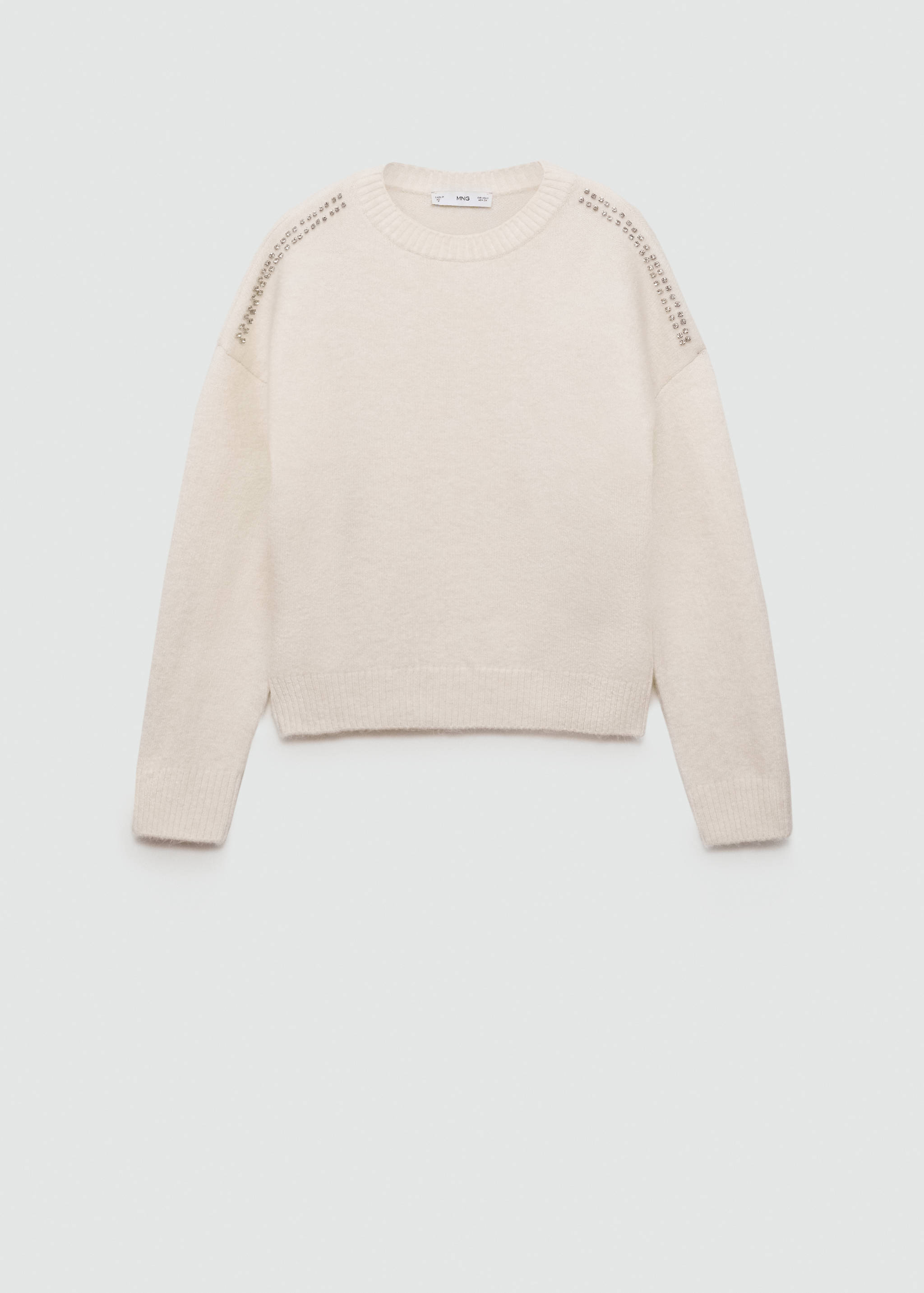 Knitted sweater with glitter detail - Article without model