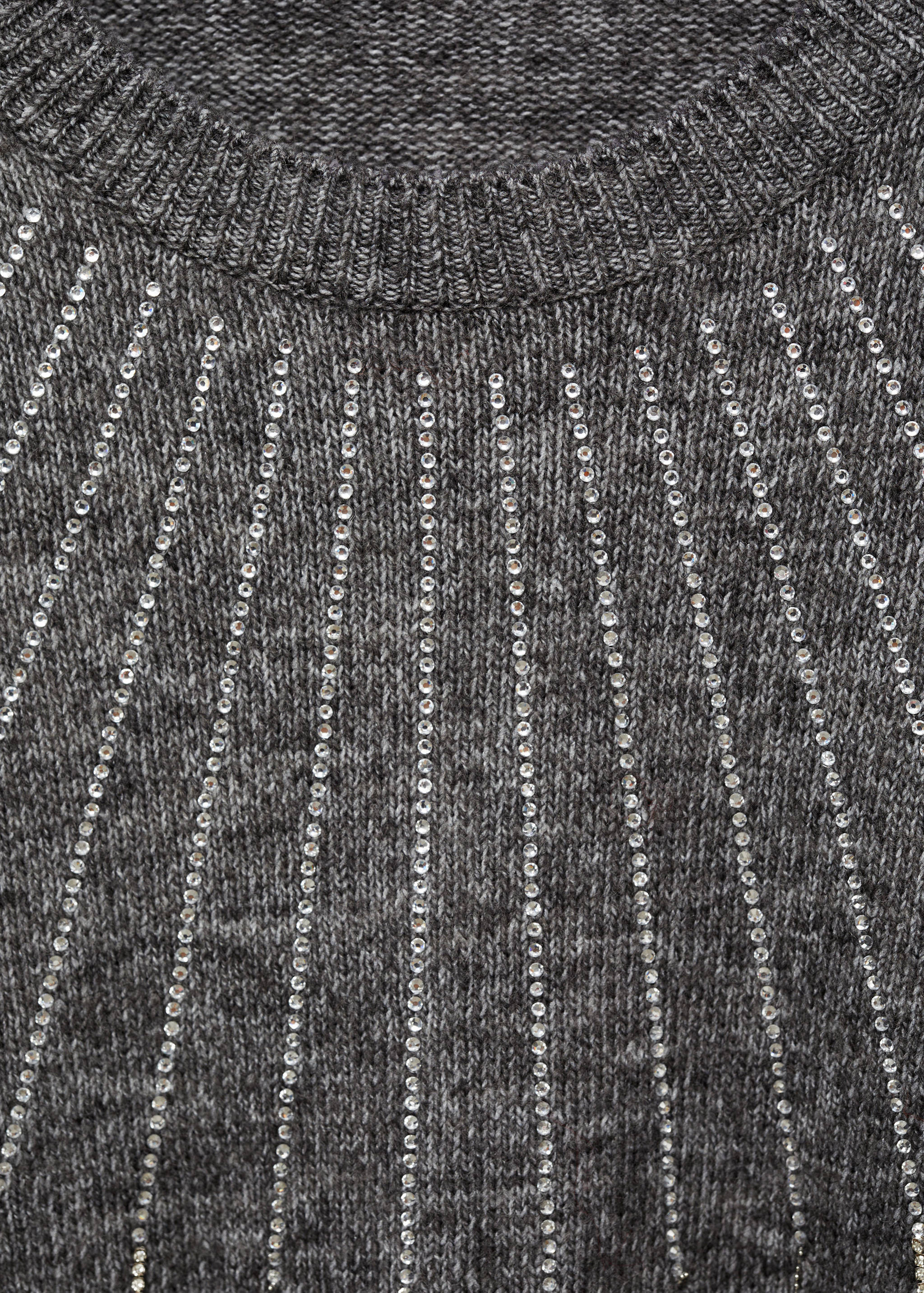 Knitted sweater with glitter detail - Details of the article 8