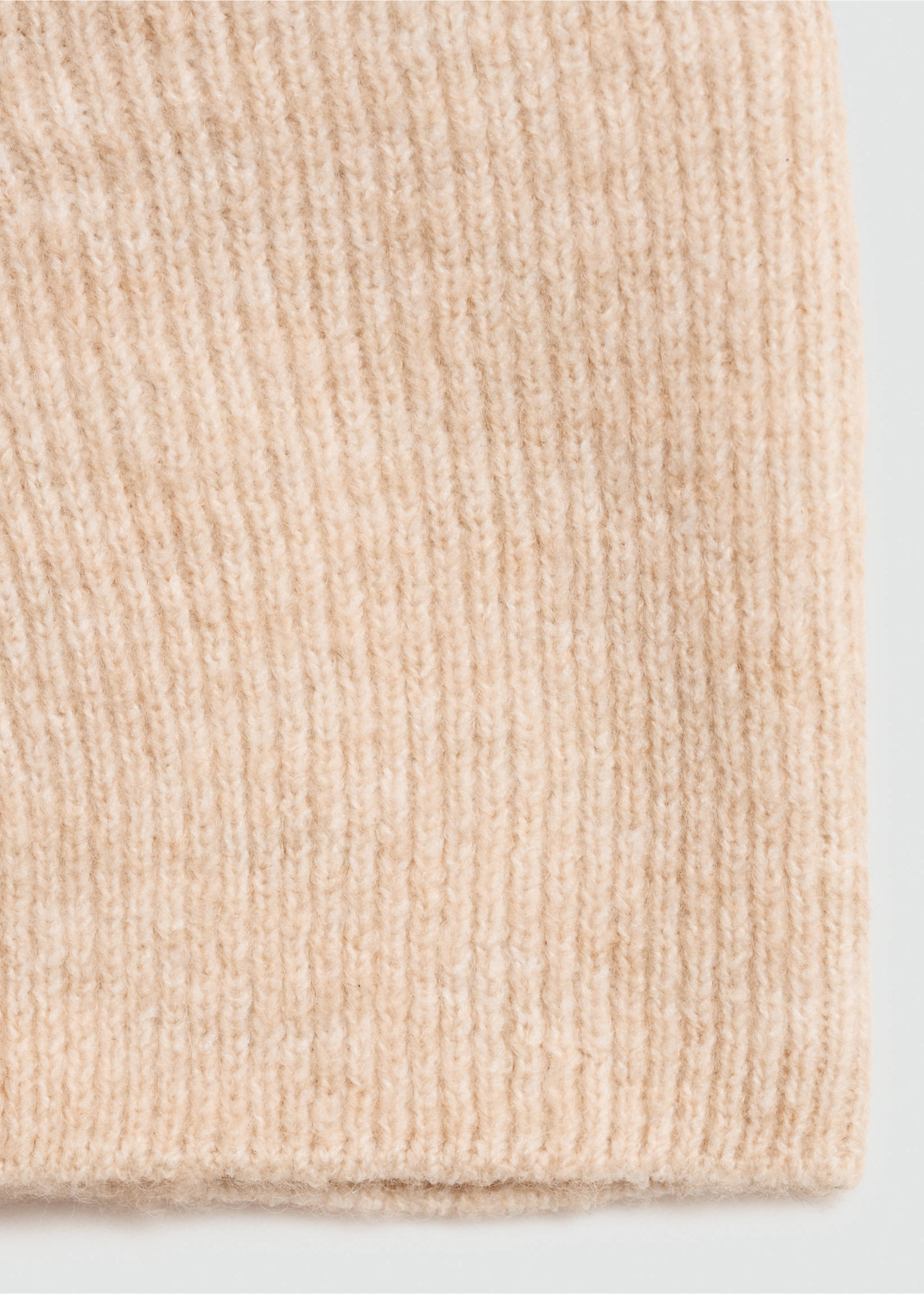 Short sleeve sweater - Details of the article 0, Ecru. Ref: 77005677-00.