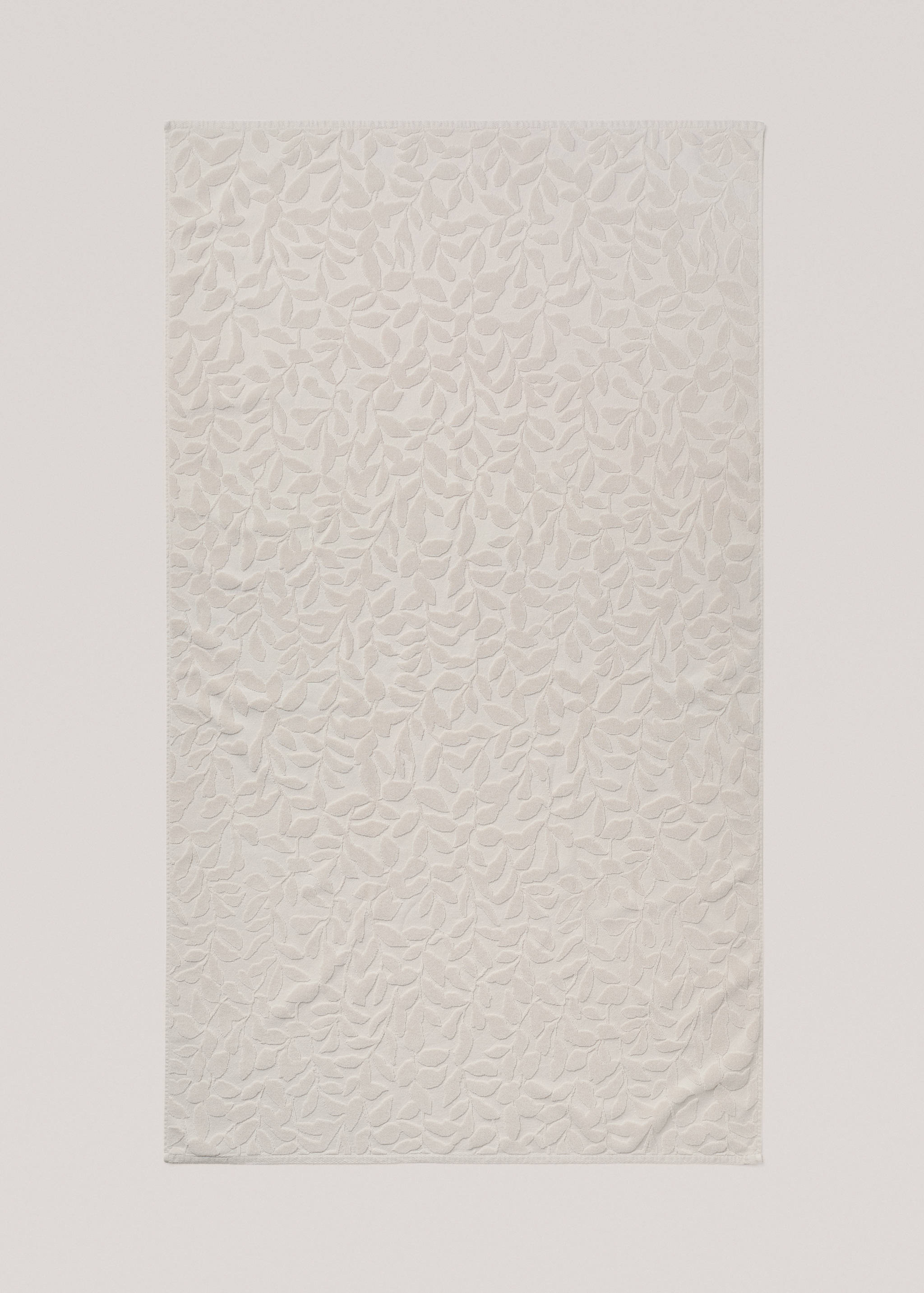 Jacquard flower bath towel 90x150cm - Details of the article 3