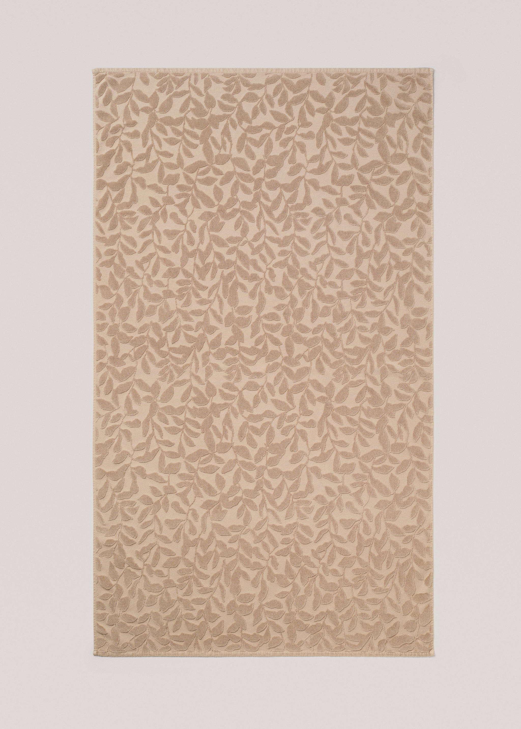 Jacquard flower bath towel 90x150cm - Details of the article 3