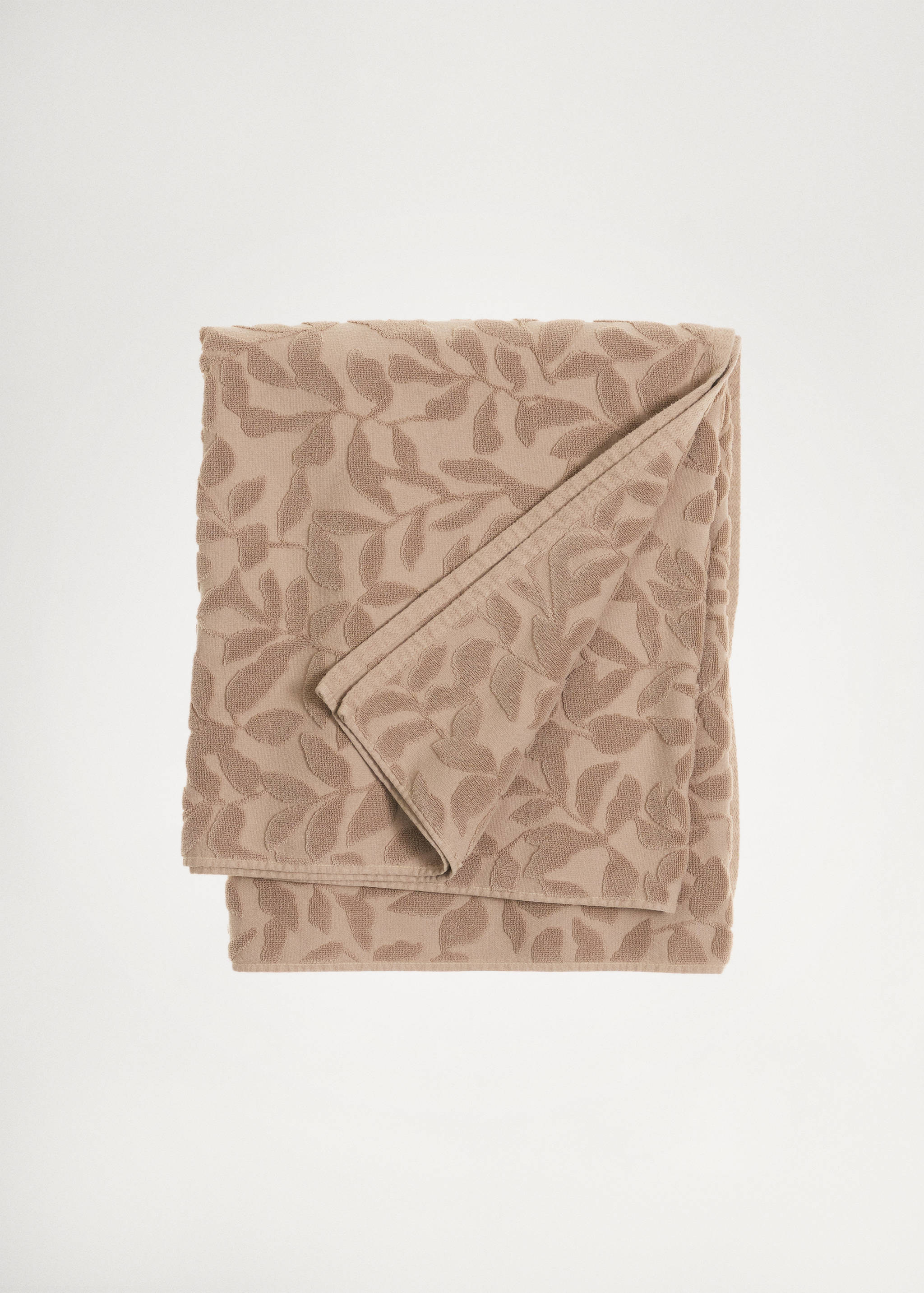 Jacquard flower bath towel 90x150cm - Details of the article 5