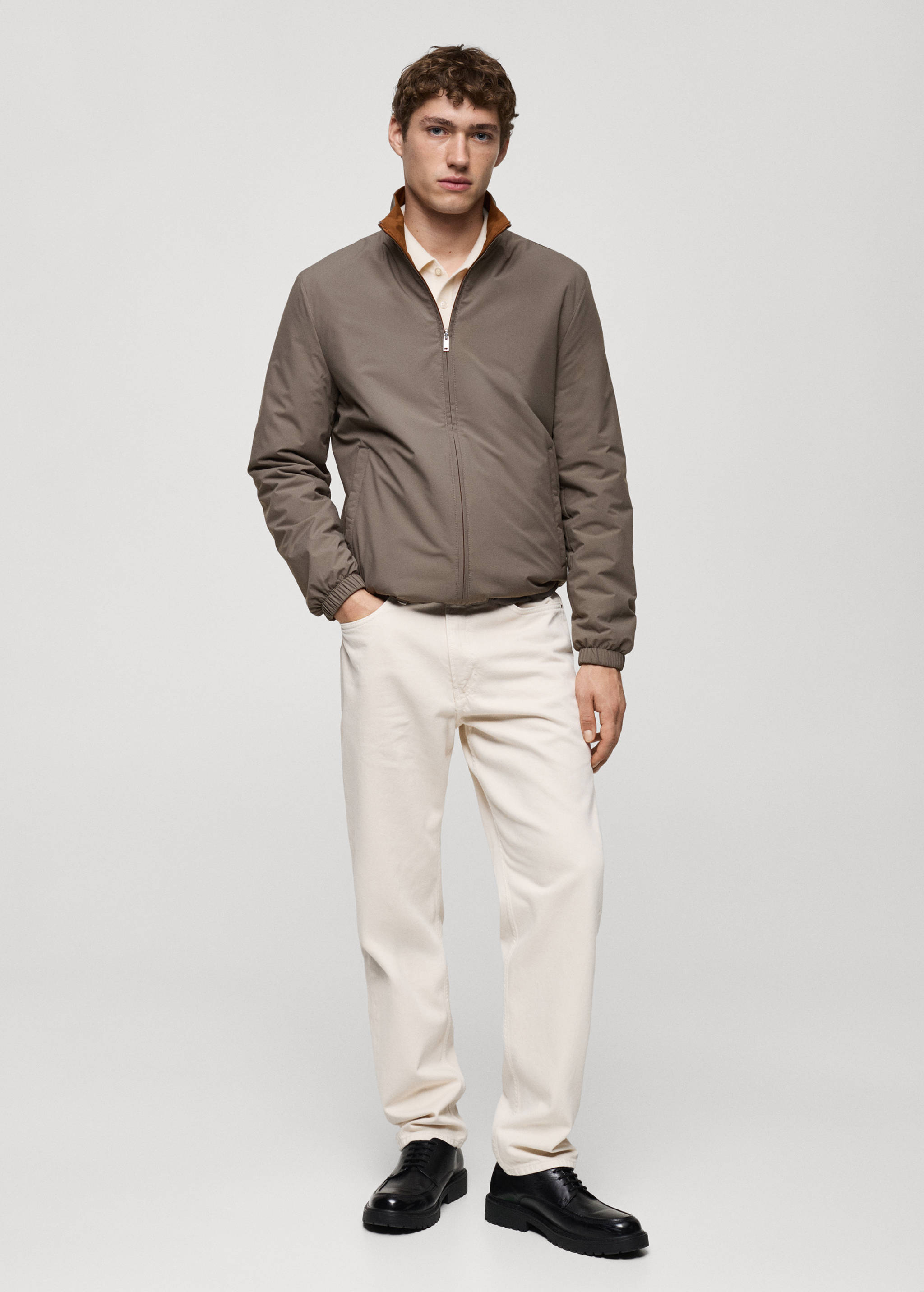 Chaqueta reversible acolchada water repellent - Plano general