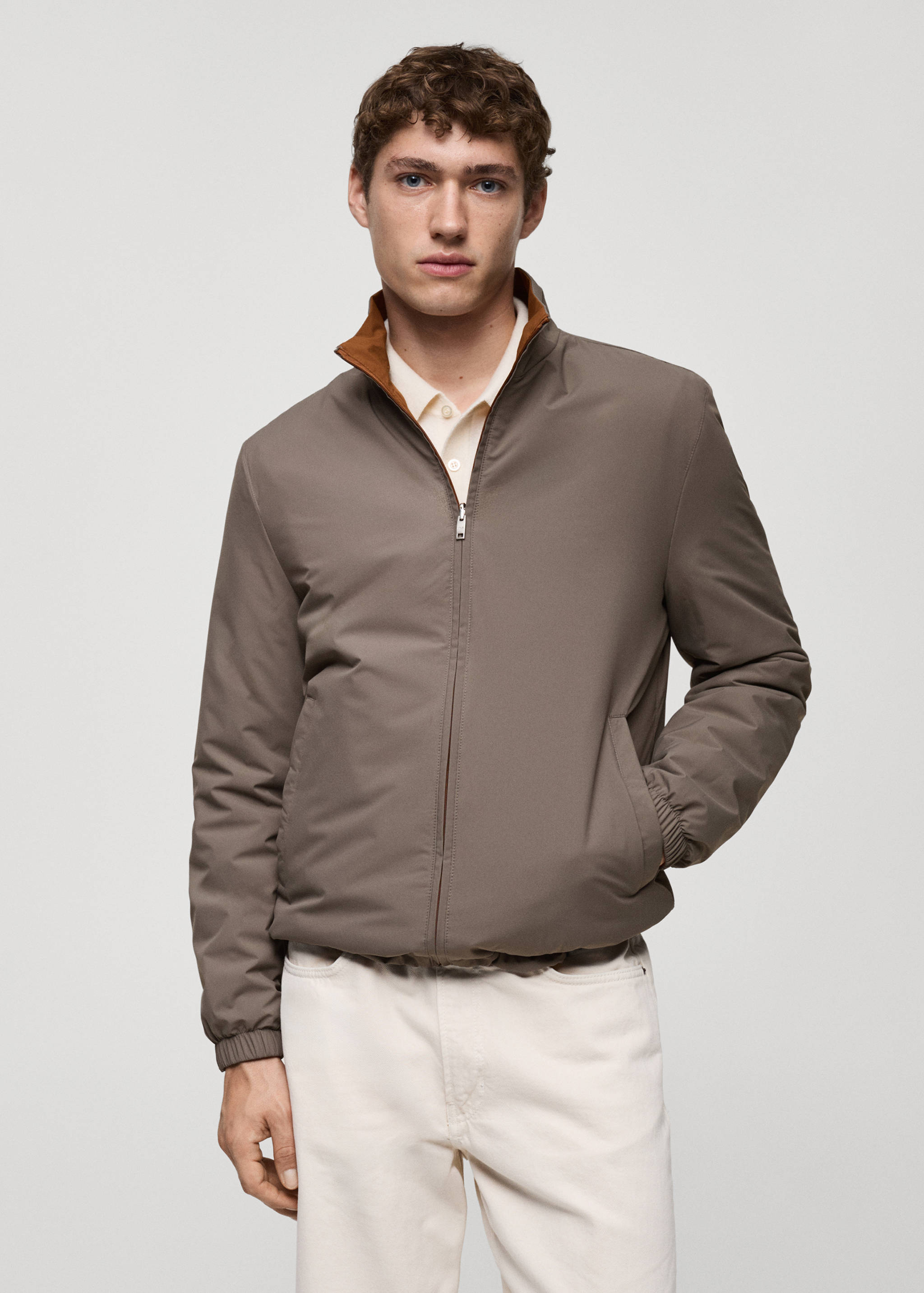 Chaqueta reversible acolchada water repellent - Plano medio