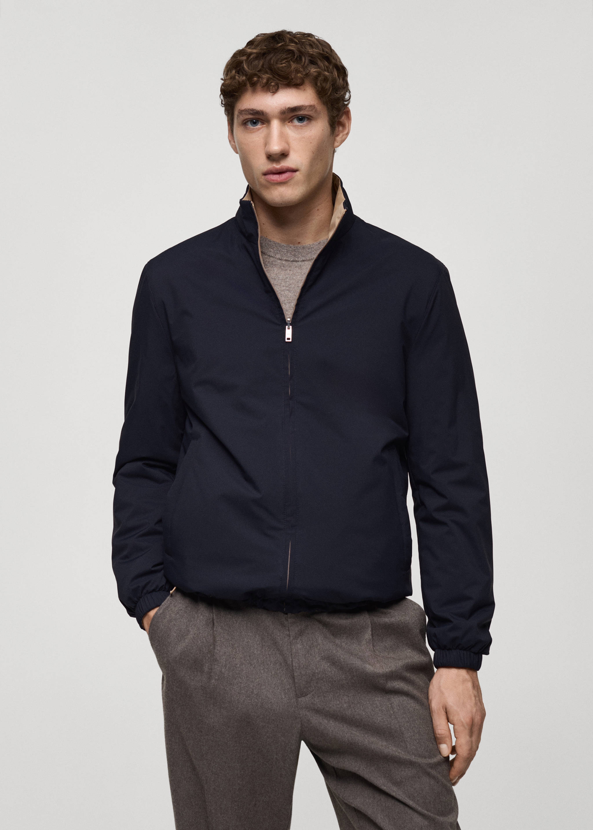 Chaqueta reversible acolchada water repellent - Plano medio