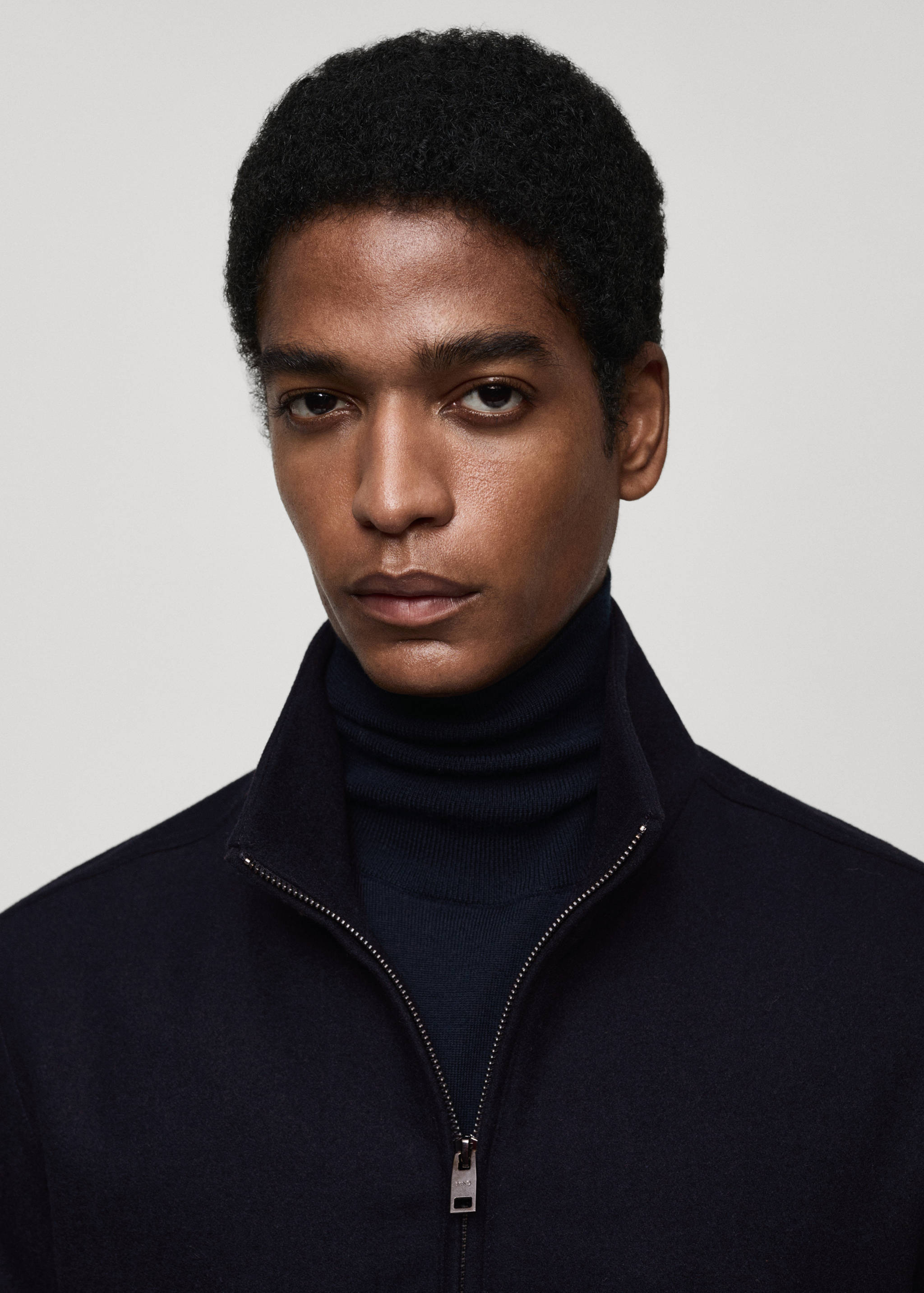 Regular-fit wool jacket - Details of the article 1