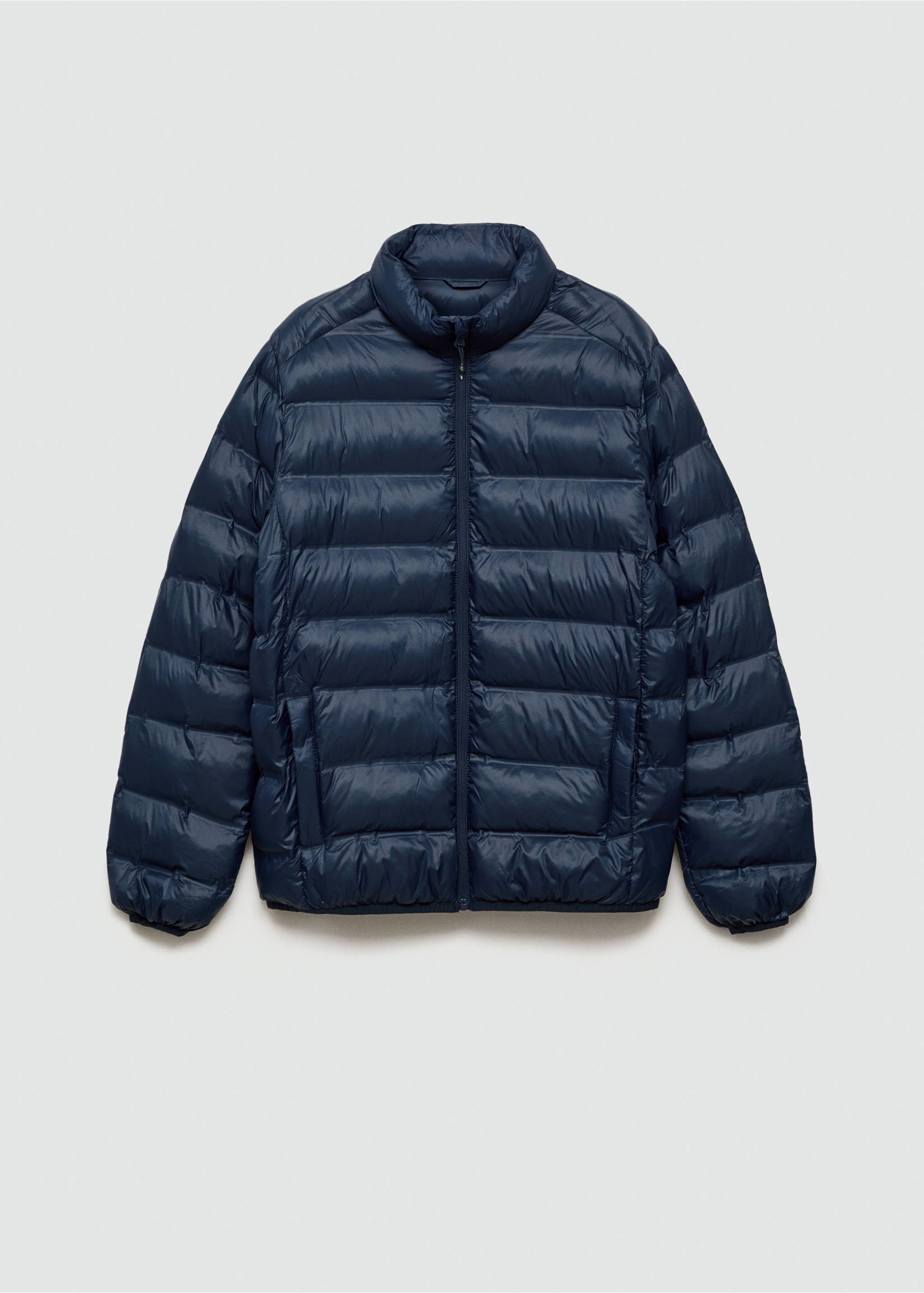 Prošívaný anorak na zip - Zboží bez modelu, Námořnická modrá. Ref: 77005971-00.