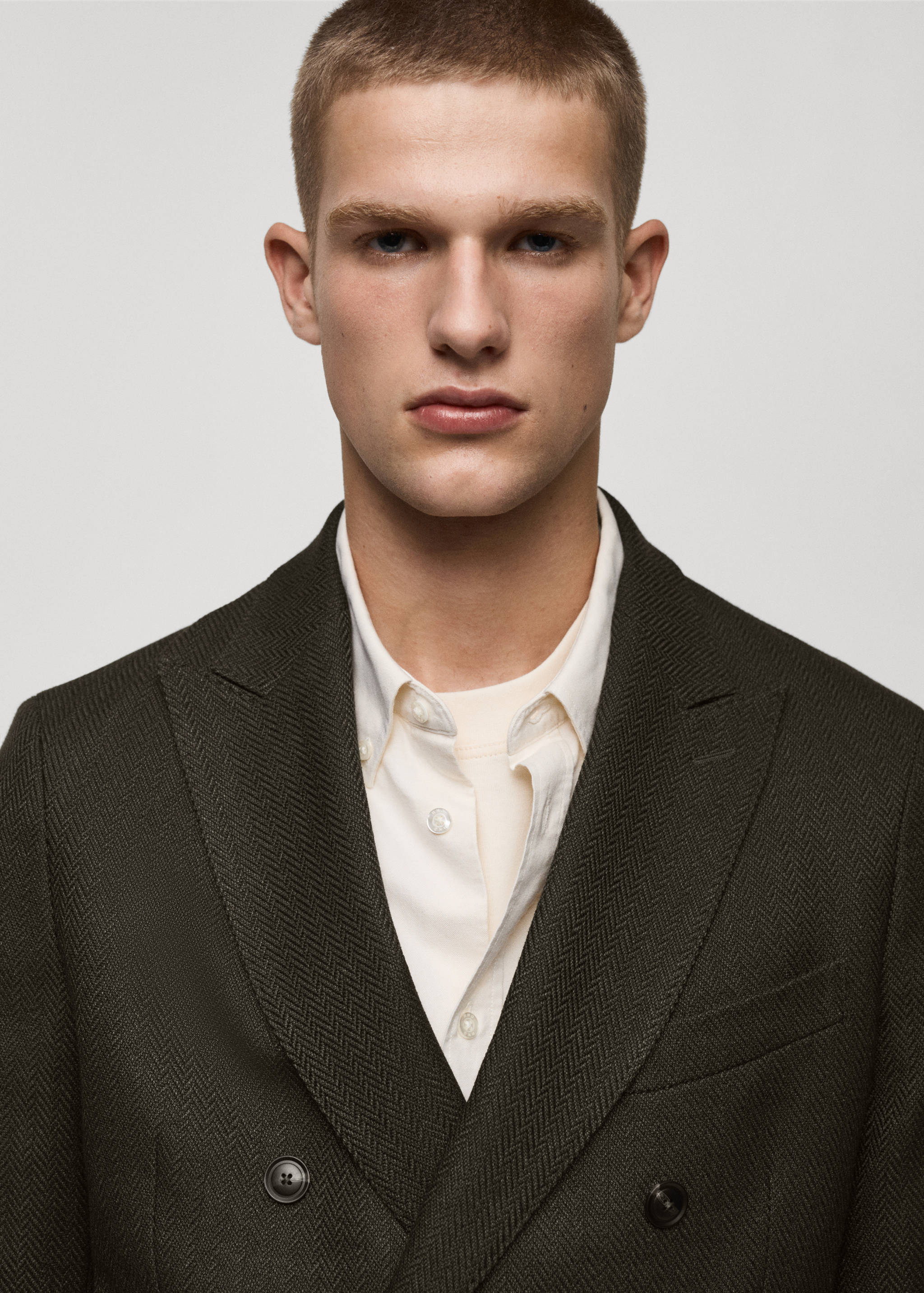 Americana creuada espiga slim fit - Detall de l'article 1