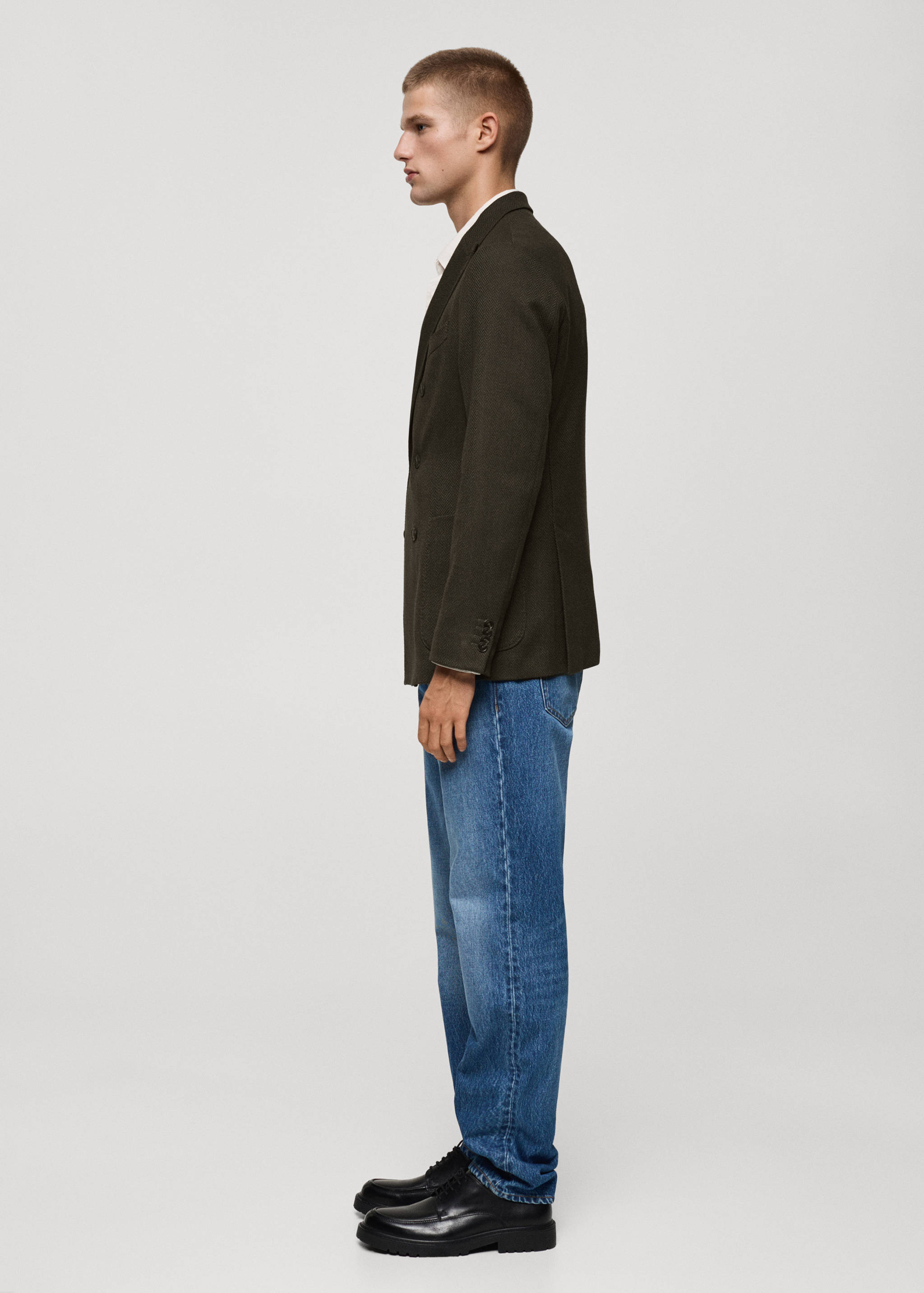 Americana creuada espiga slim fit - Detall de l'article 2